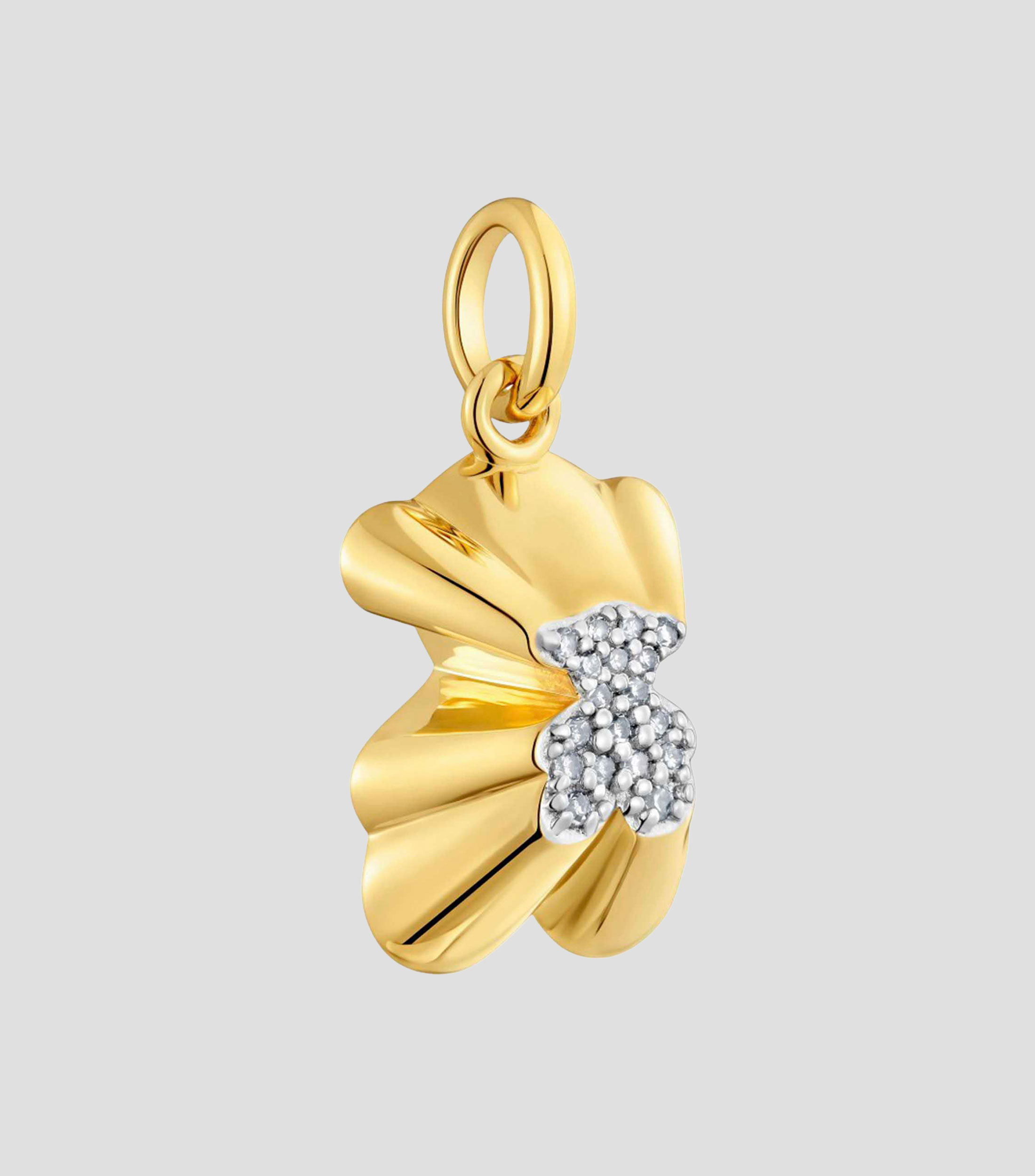Dije en plata Sweet 40s con incrustación de diamantes Mujer
