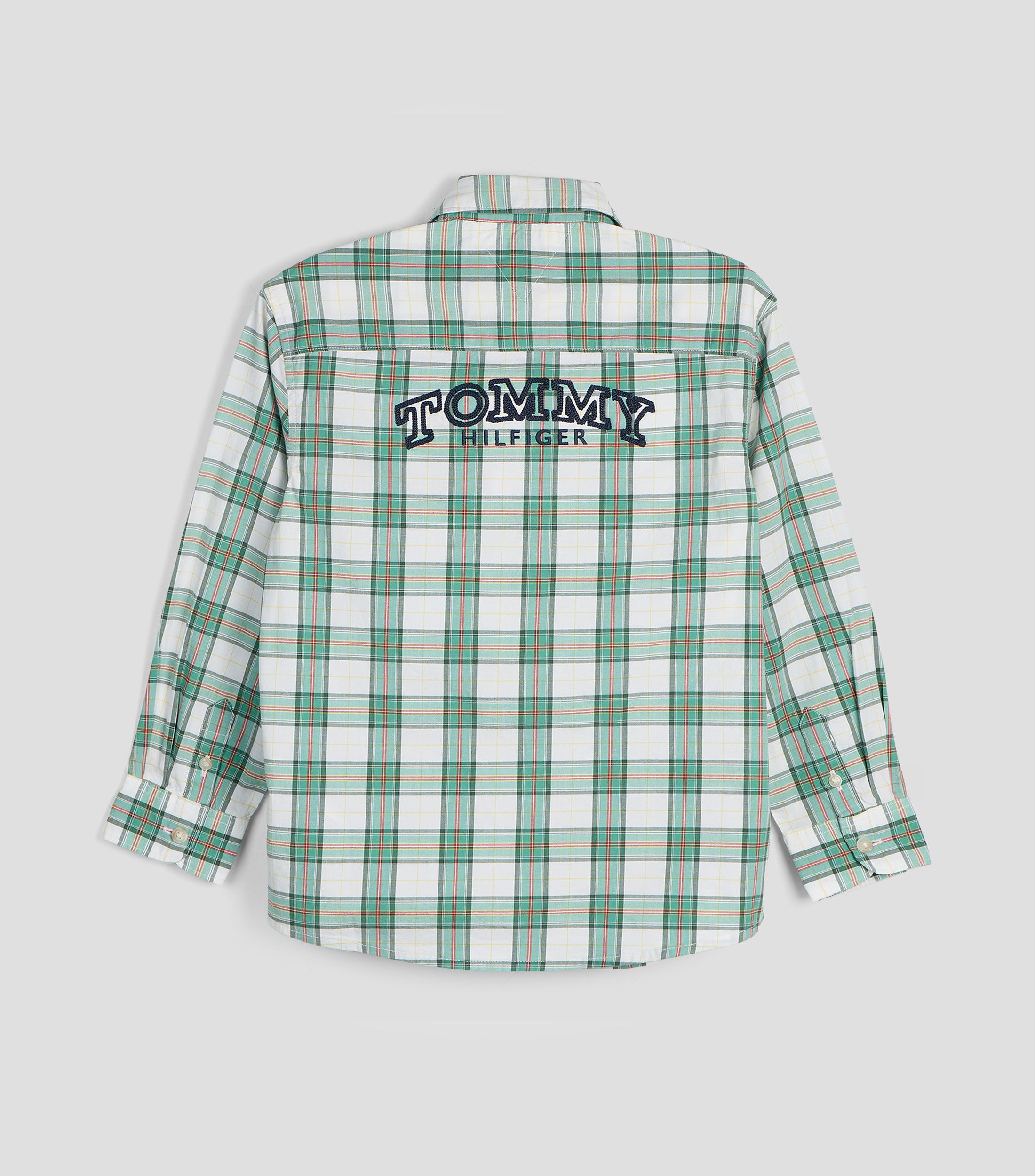 Camisa con cuadros manga larga Niño