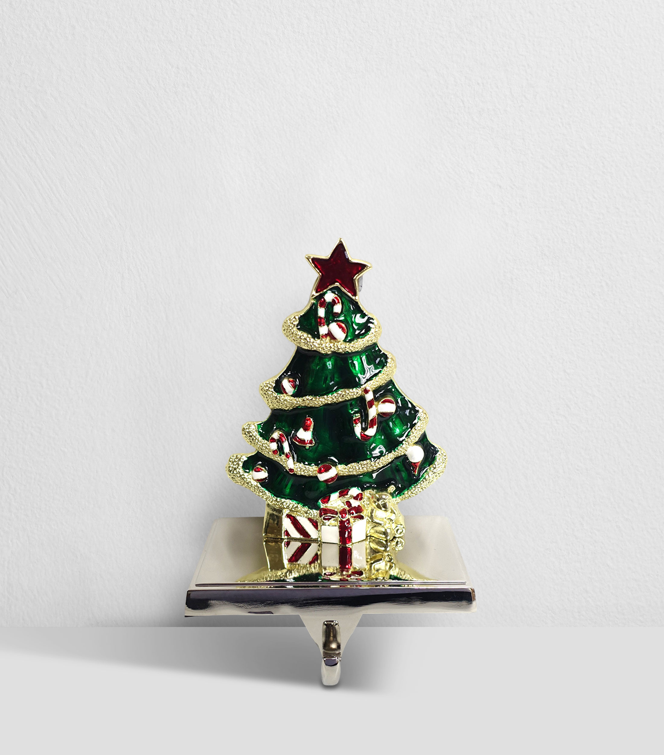 Figura Decorativa Porta Bota Árbol en Metal