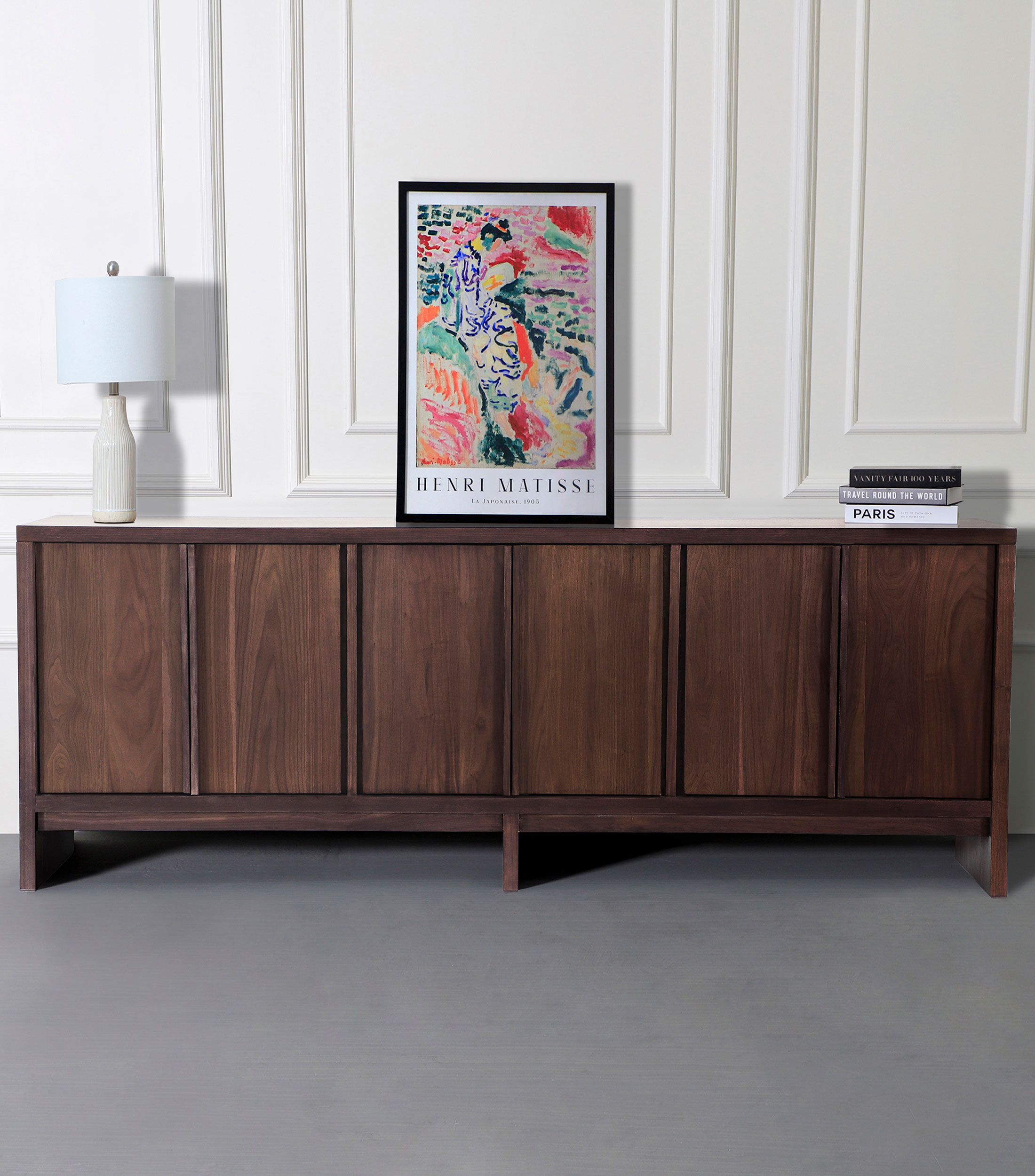 Buffet Brooklyn en Madera de chapa de Nogal