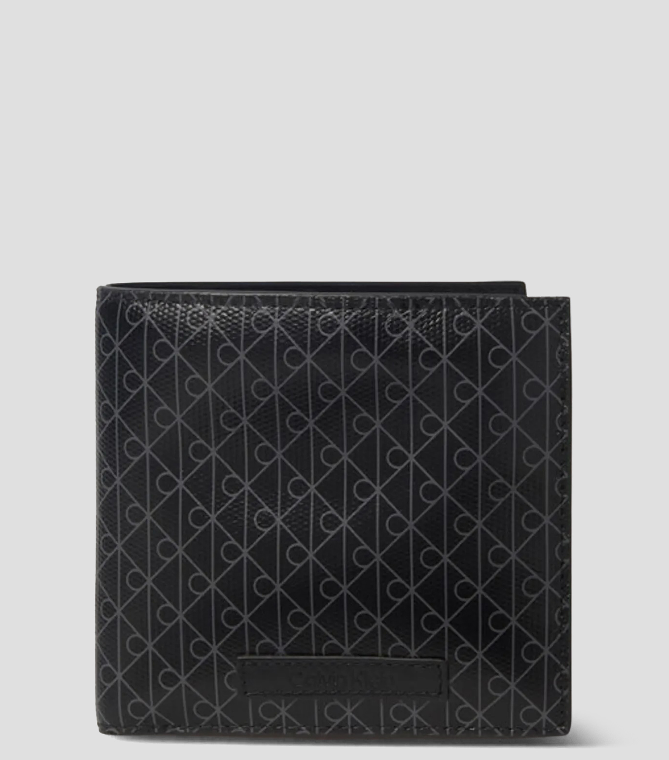 Cartera bifold con estampado monogram Hombre