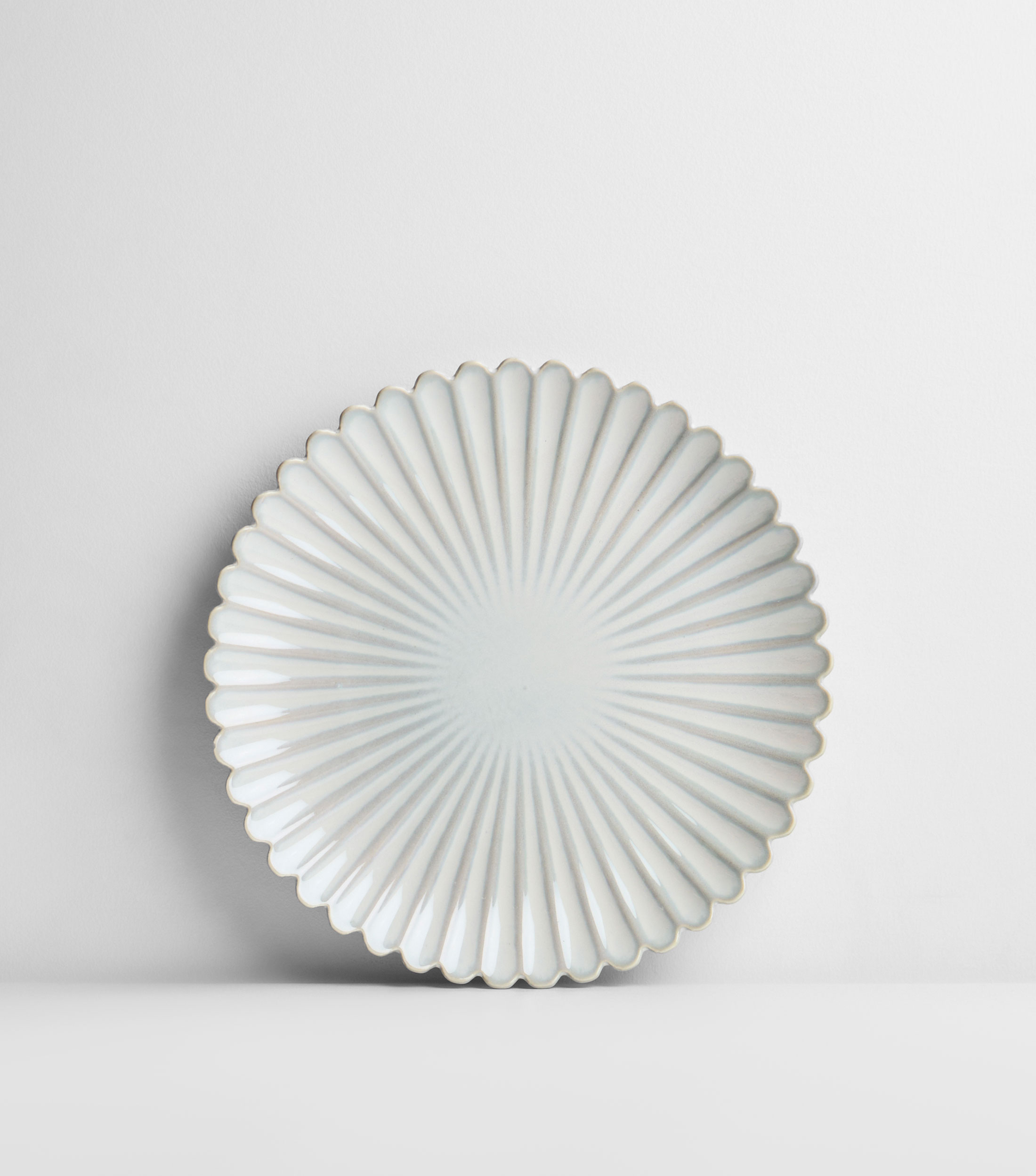 Plato trinche Lotus con rayas