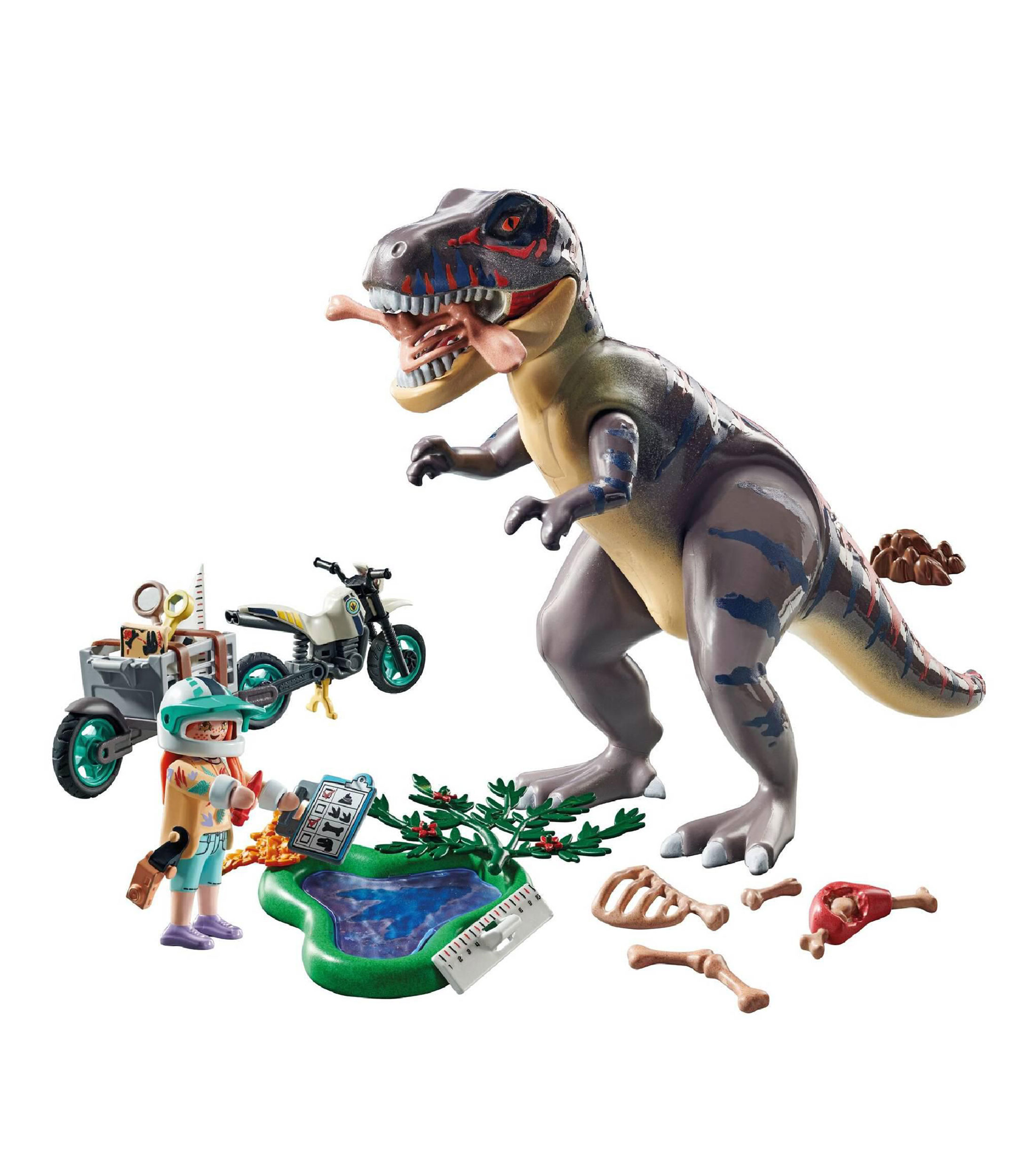 T-Rex y rastreador