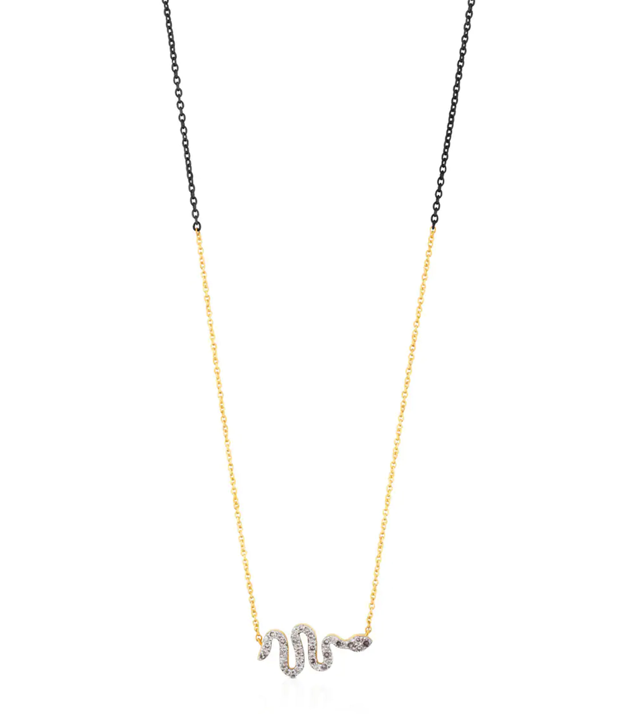 Tous Collar con serpiente en oro amarillo 18 Kilates y diamantes
