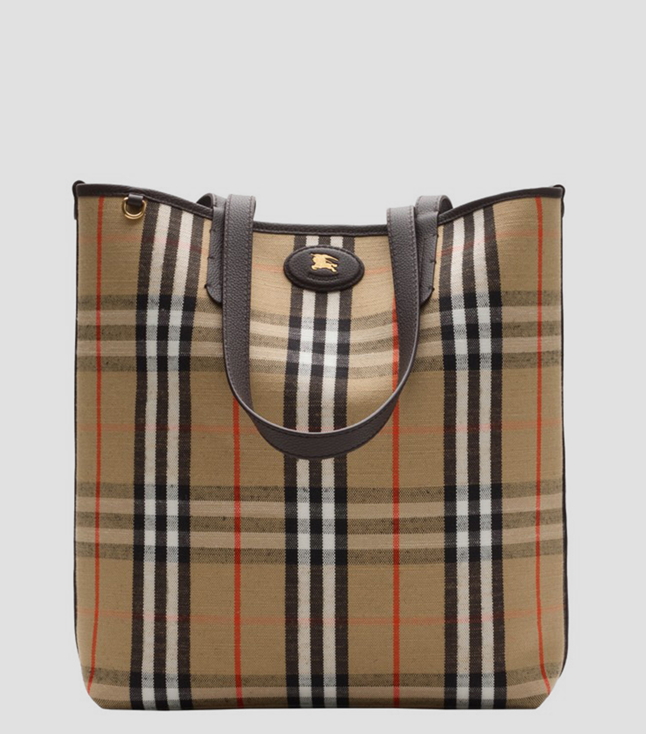 Bolsa tote reversible en piel liso Mujer