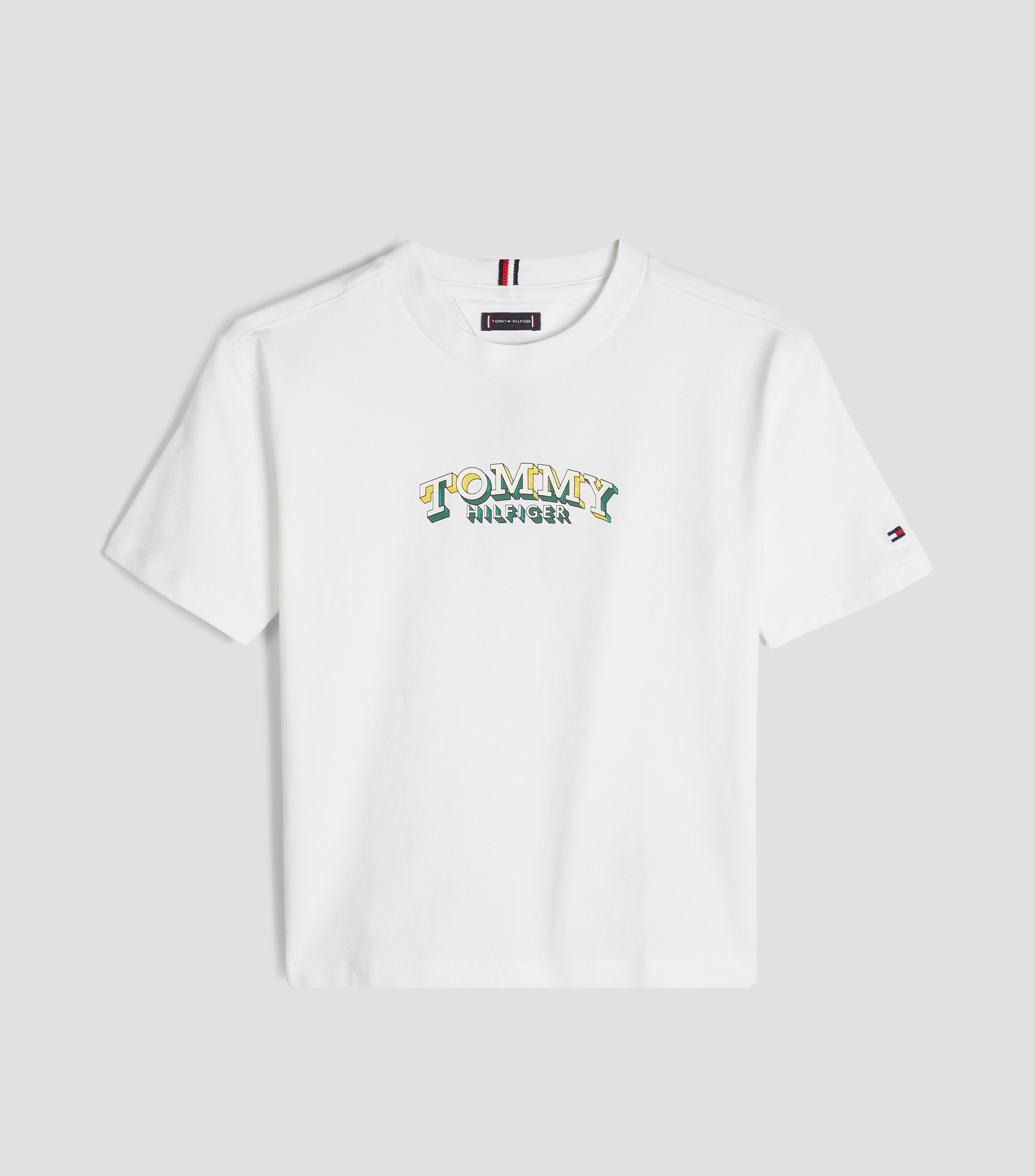 Playera cuello redondo manga corta estampada Niño