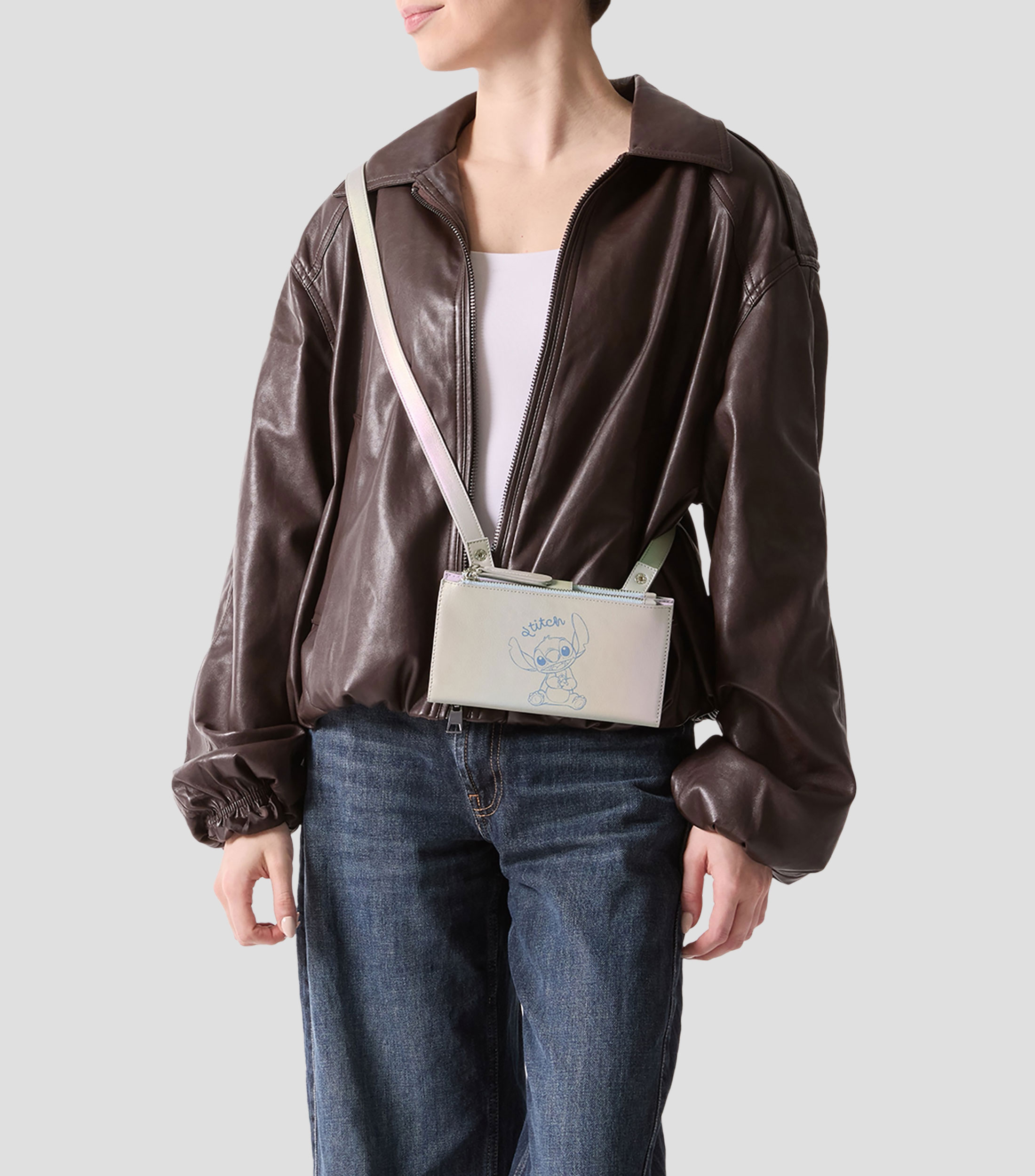 Bolsa Crossbody con estampado Mujer