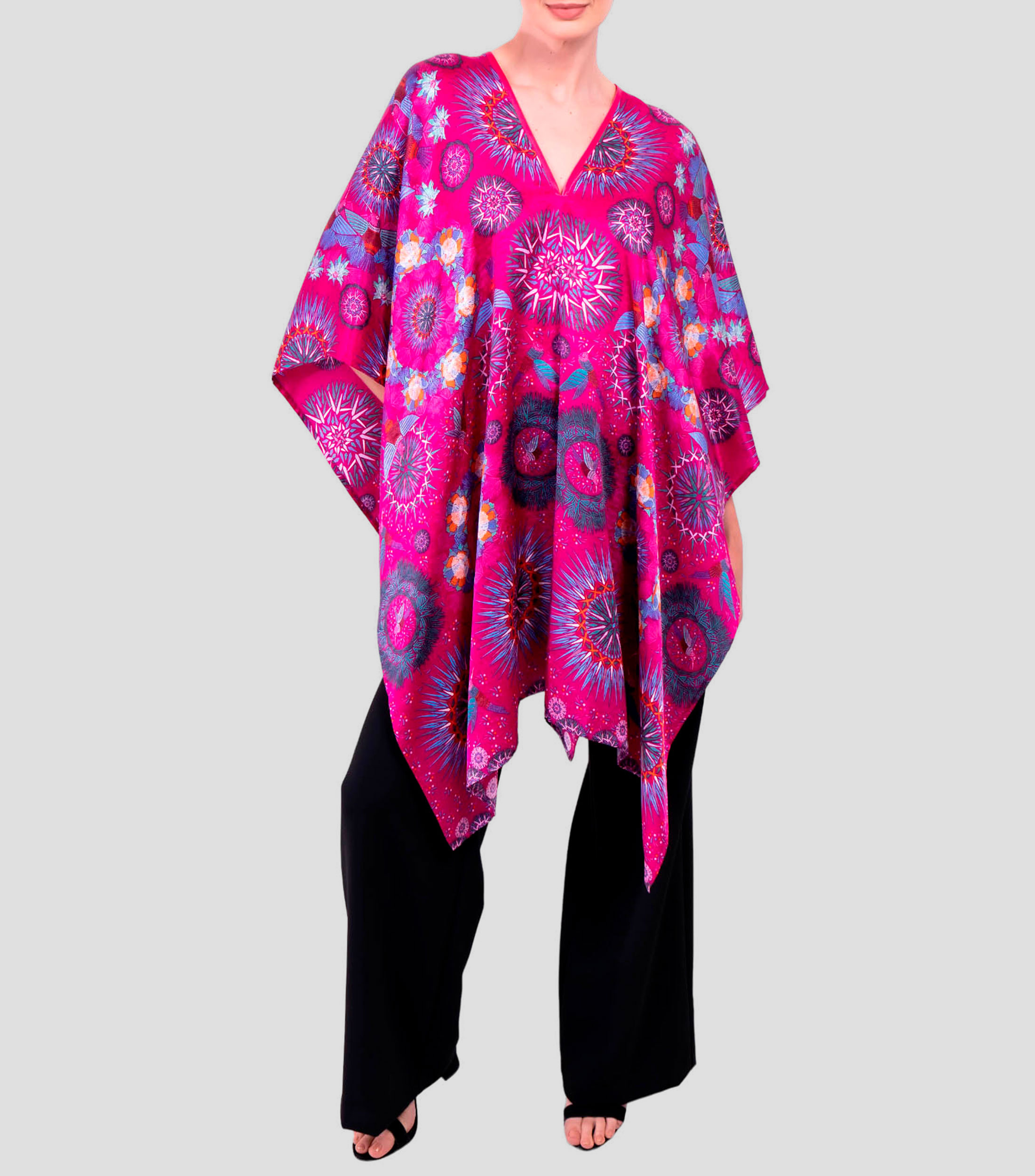 Túnica con estampado Colibrís Sin Mangas Mujer