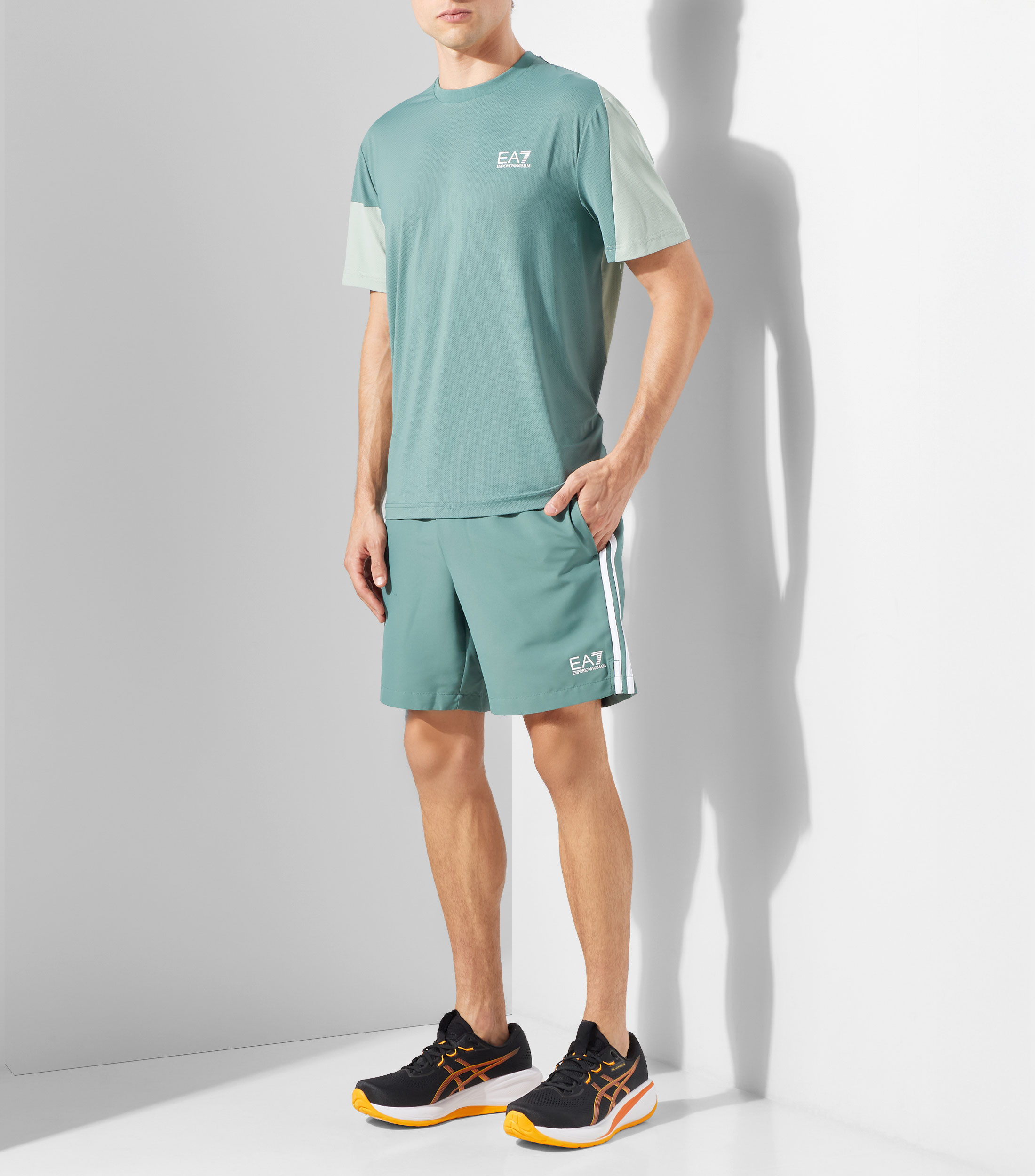 Short con franjas Hombre