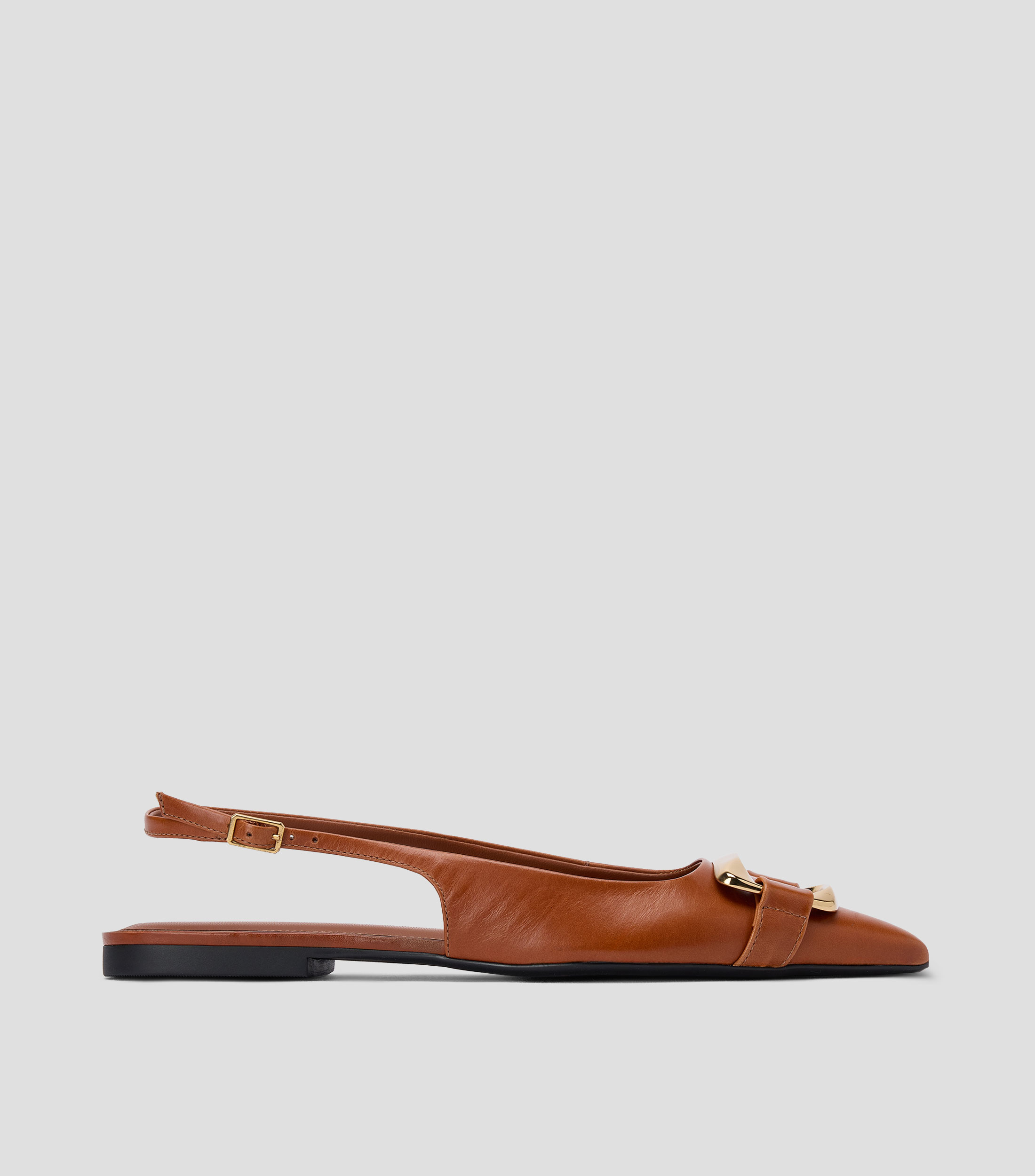 Flats planos en piel Mujer