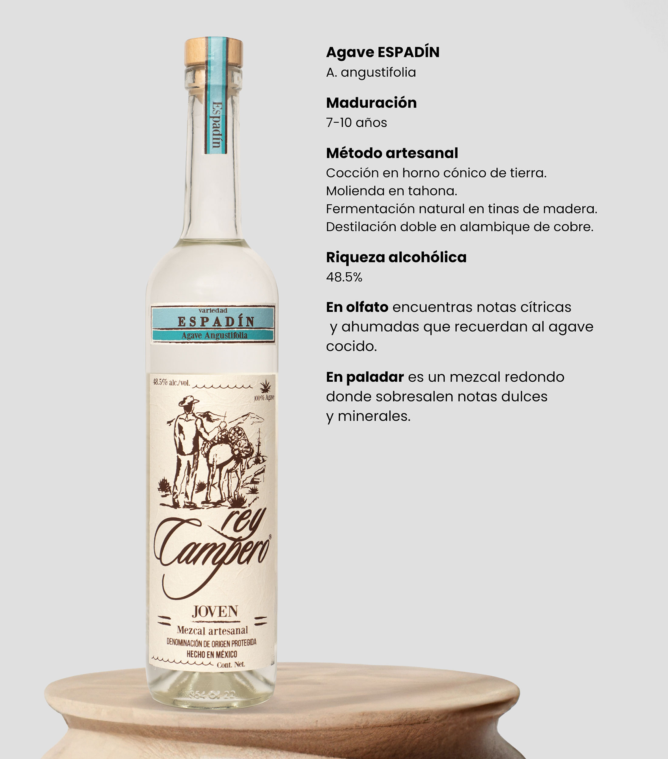 Mezcal Espadín, 750 ml