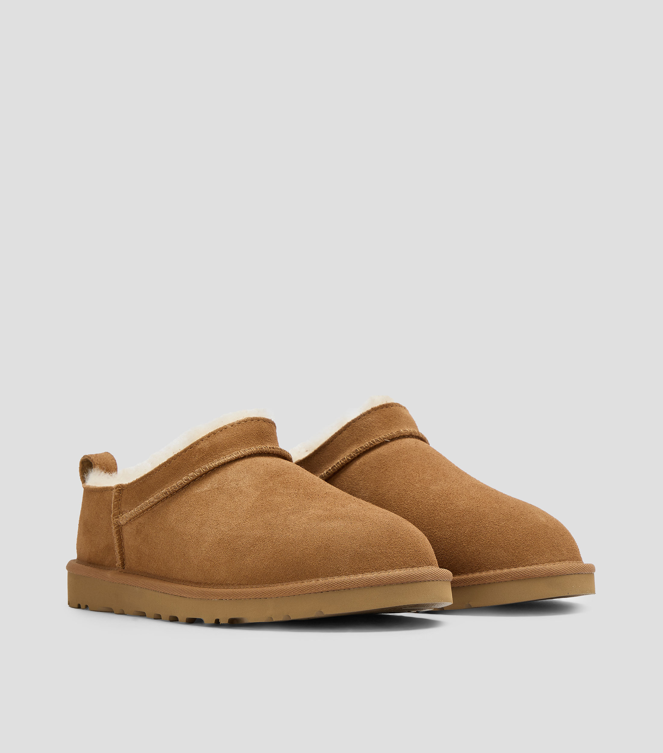 Pantuflas en piel Classic Micro Hombre