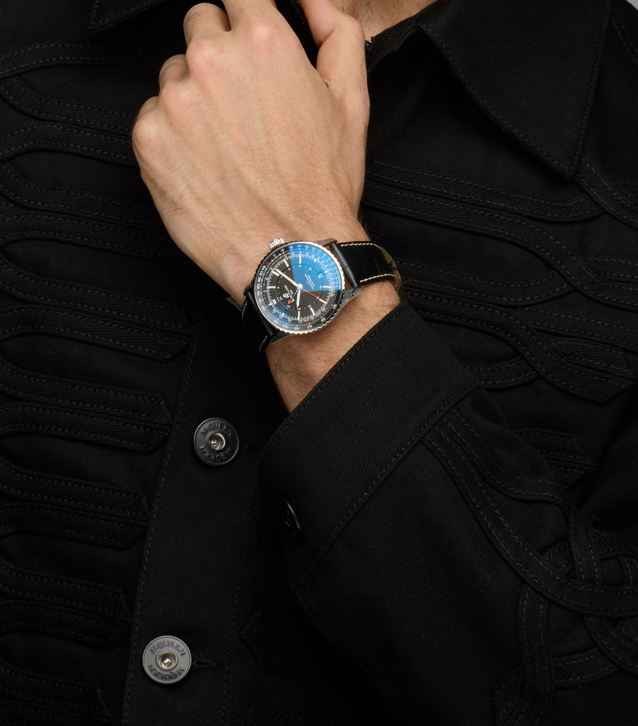 Reloj para Hombre Navitimer Automatic GMT 41 casual plateado