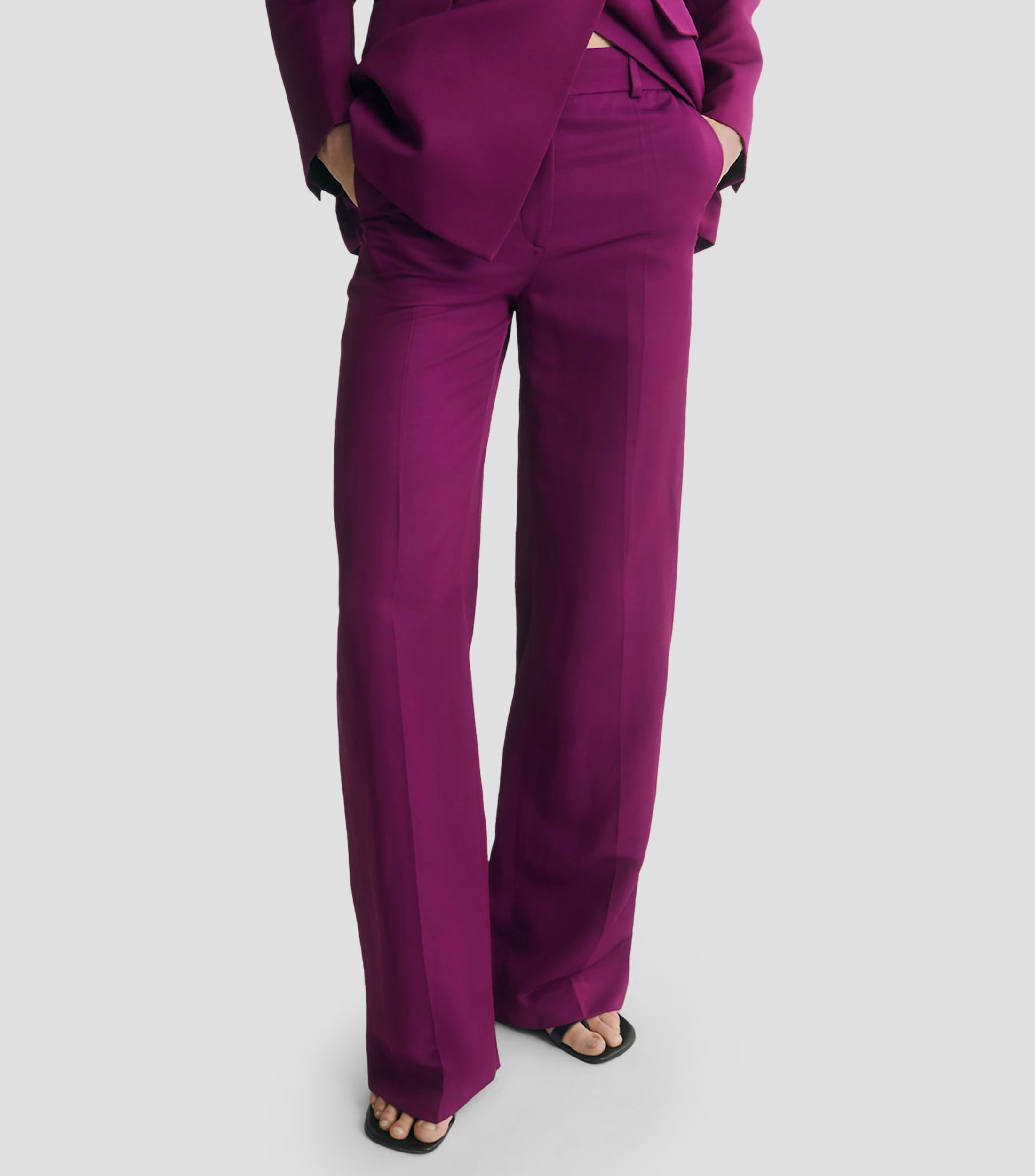 Pantalón de vestir recto Mujer