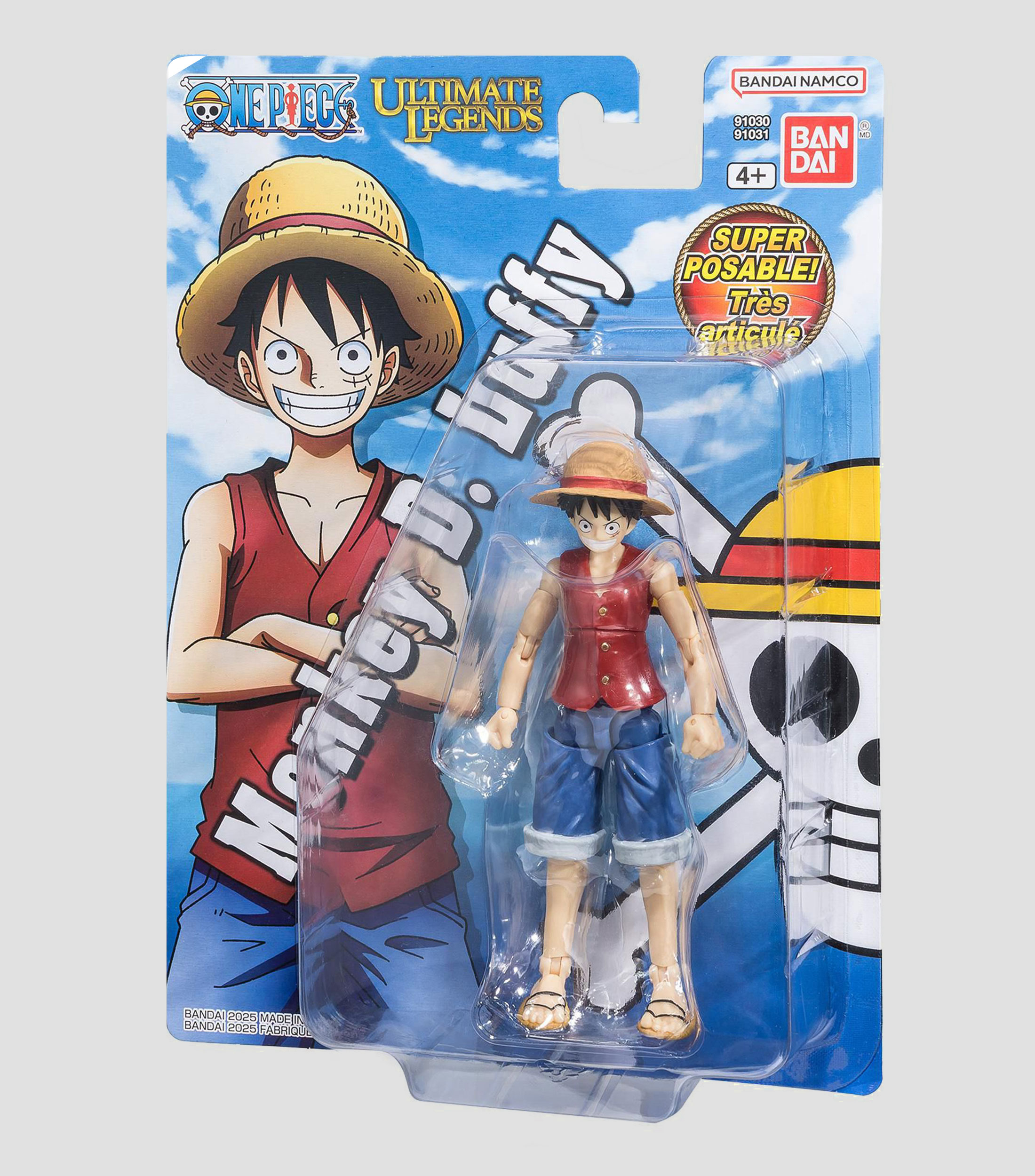 Figura de acción Monkey D. Luffy Ultimate Legends