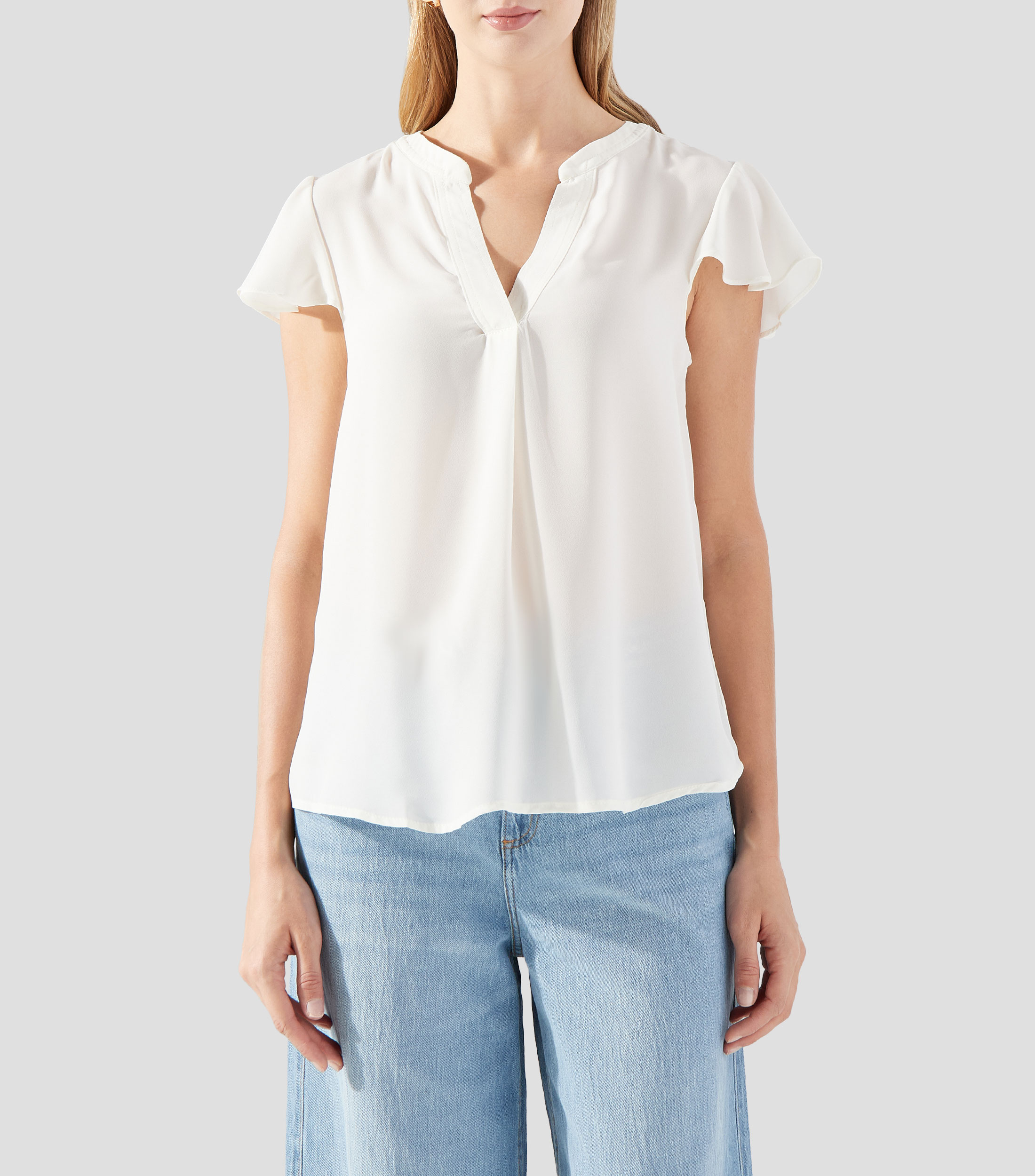 Blusa manga corta Mujer