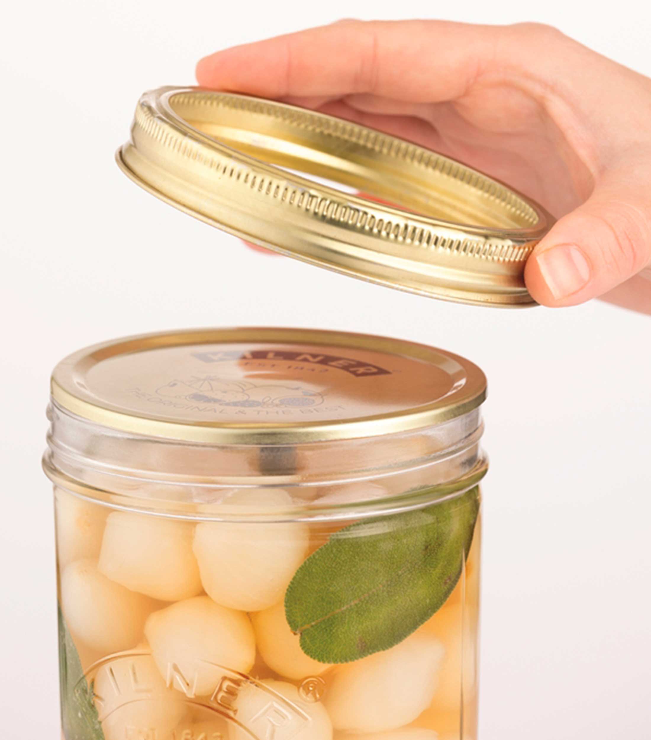 Frasco de vidrio para escabeche