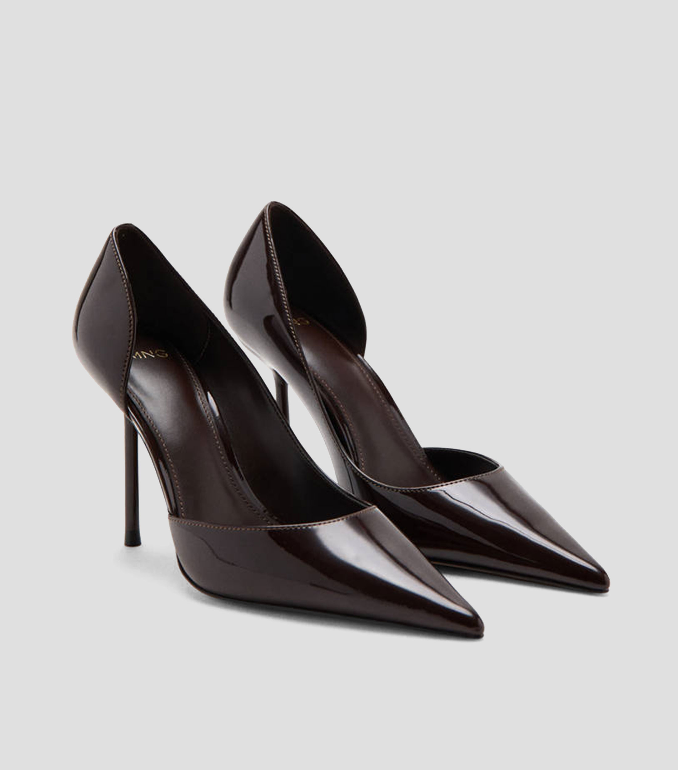 Zapatillas con tacón alto de aguja Mujer