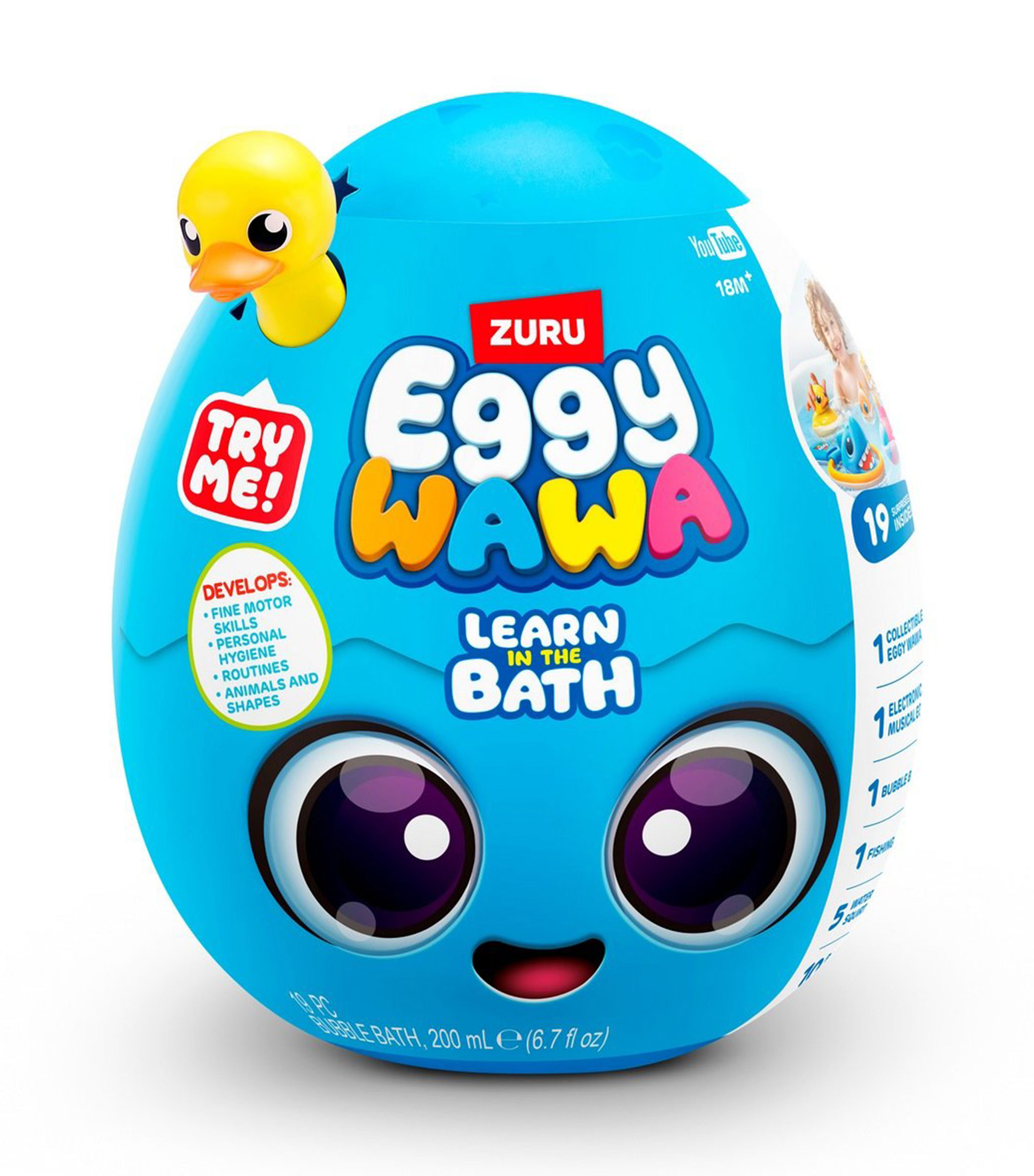 Playset Sorpresa, Eggy Wawa - Learn in the Bath