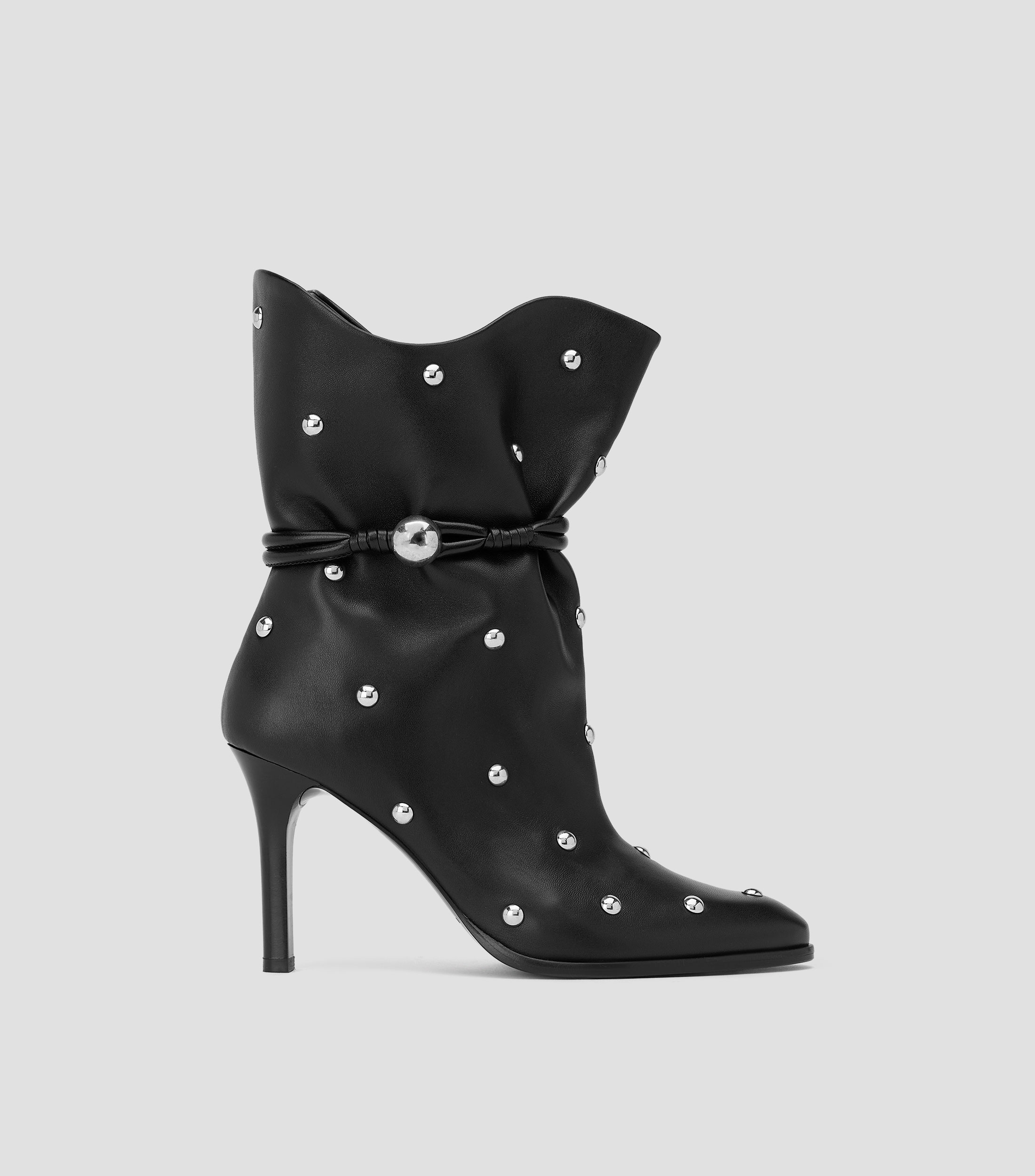 Botas Medias con tacón delgado de 9 cm Mujer