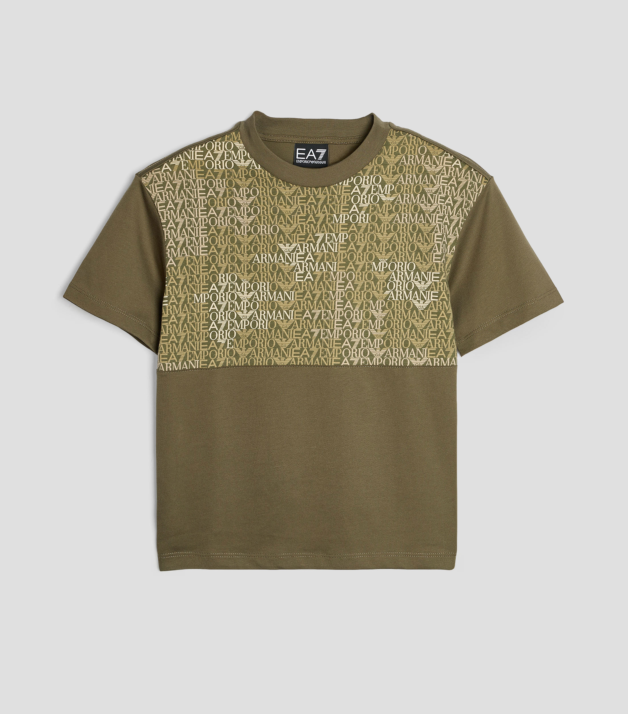 Playera cuello redondo manga corta estampada Niño