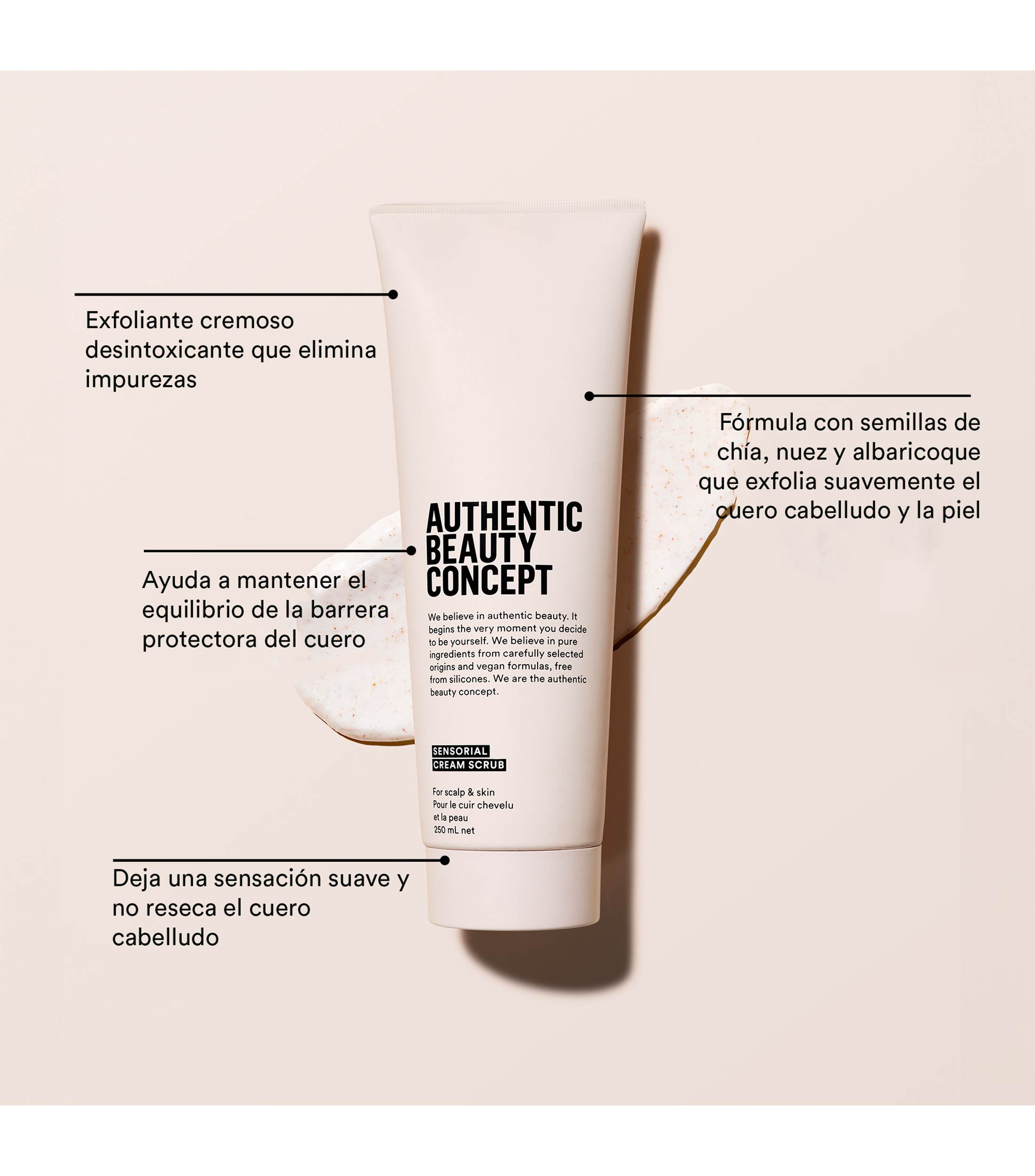 Exfoliante Sensorial Cream Scrub, 250 ml