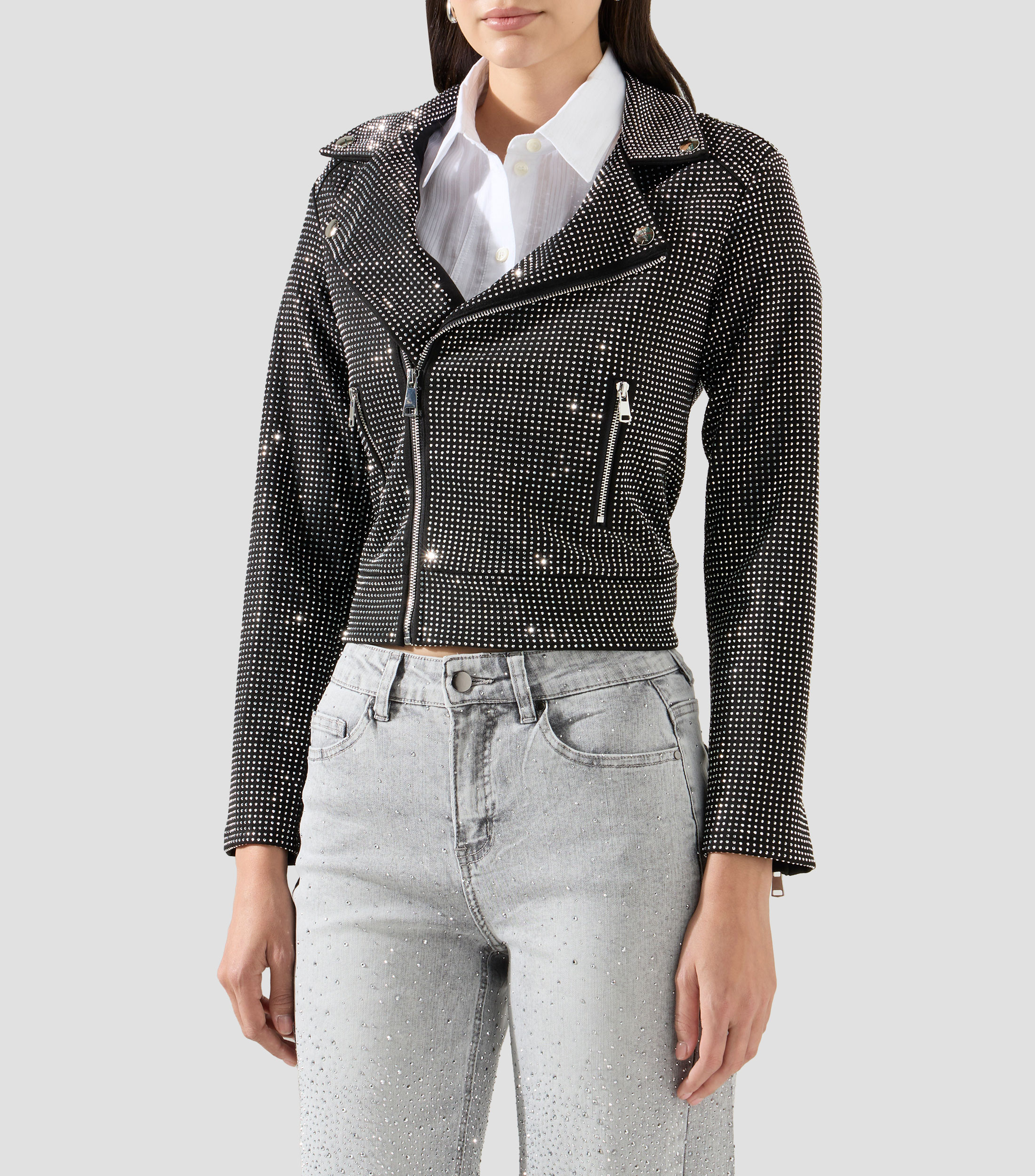 Chamarra biker Mujer