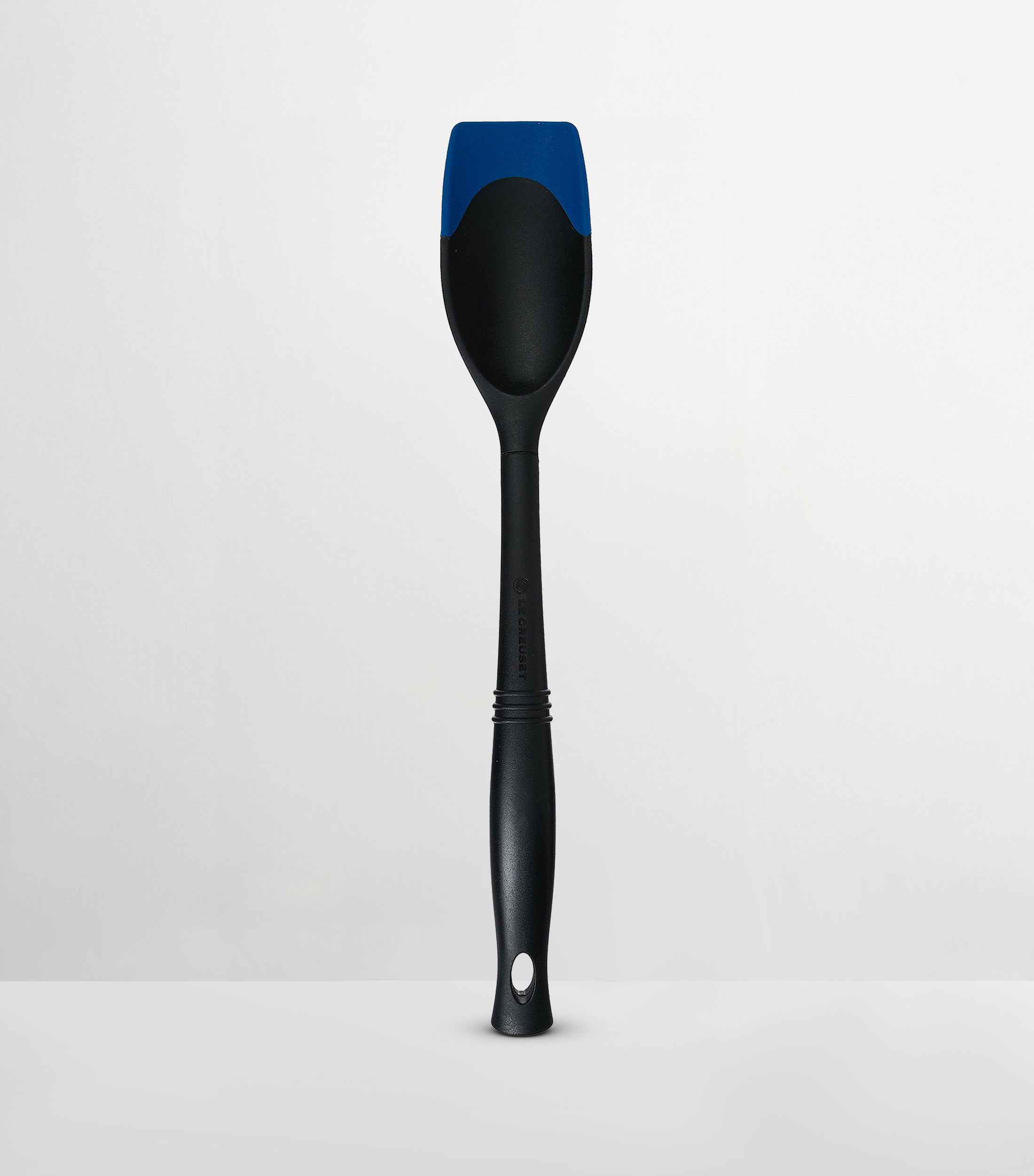 Cuchara Plana Azul Negro