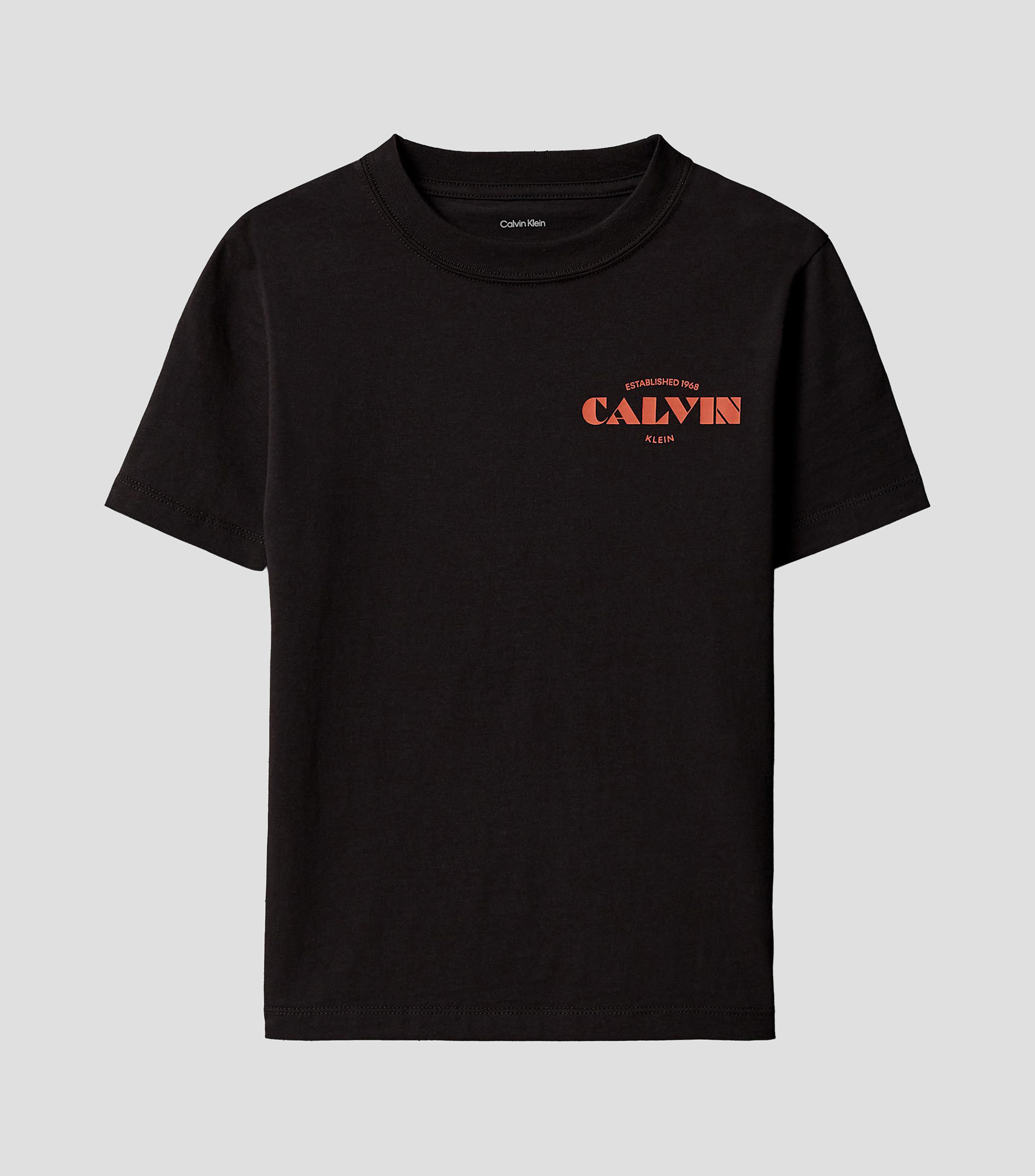 Playera estampada cuello redondo manga corta Niño