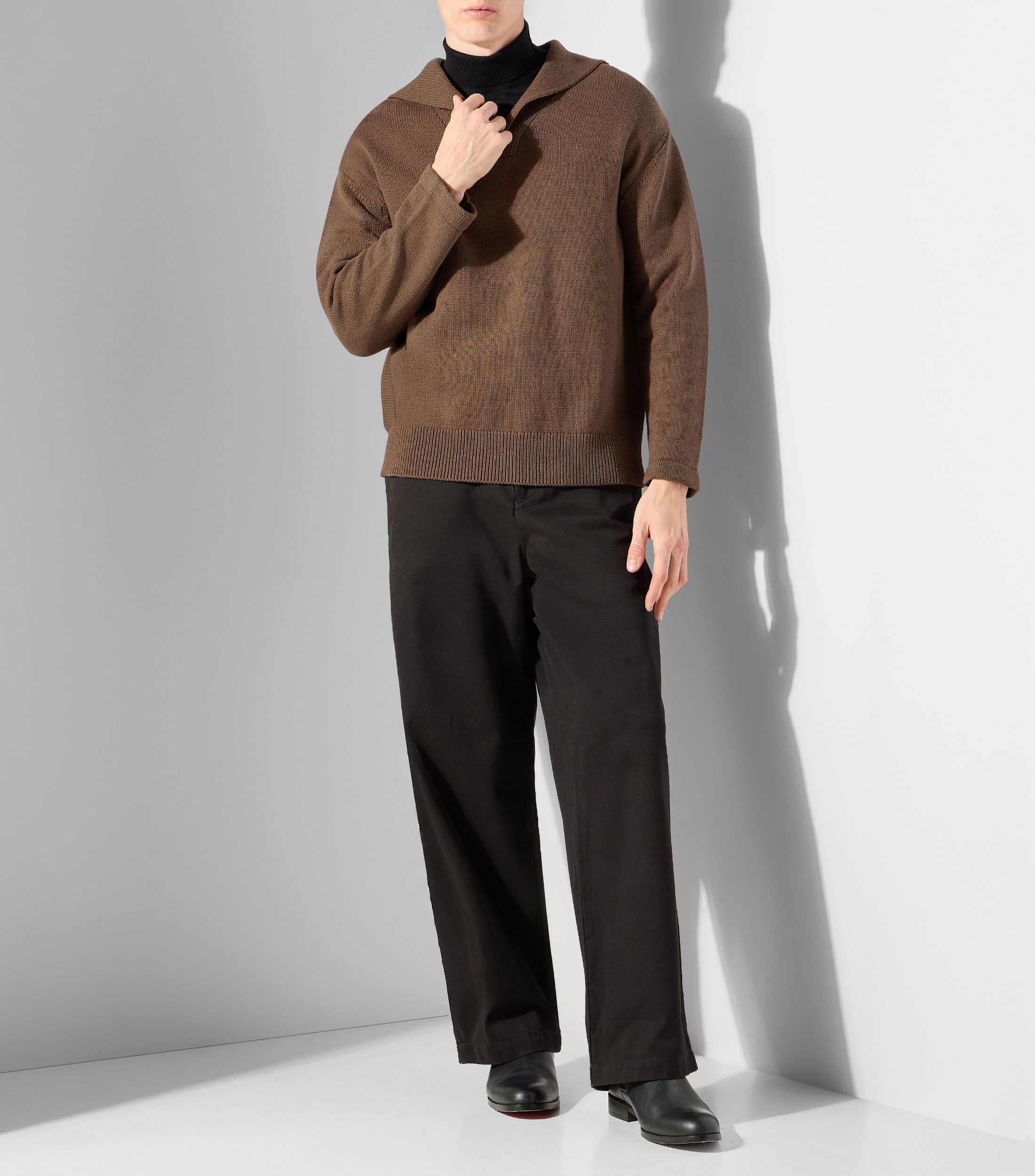 Pantalón con cinturón Hombre