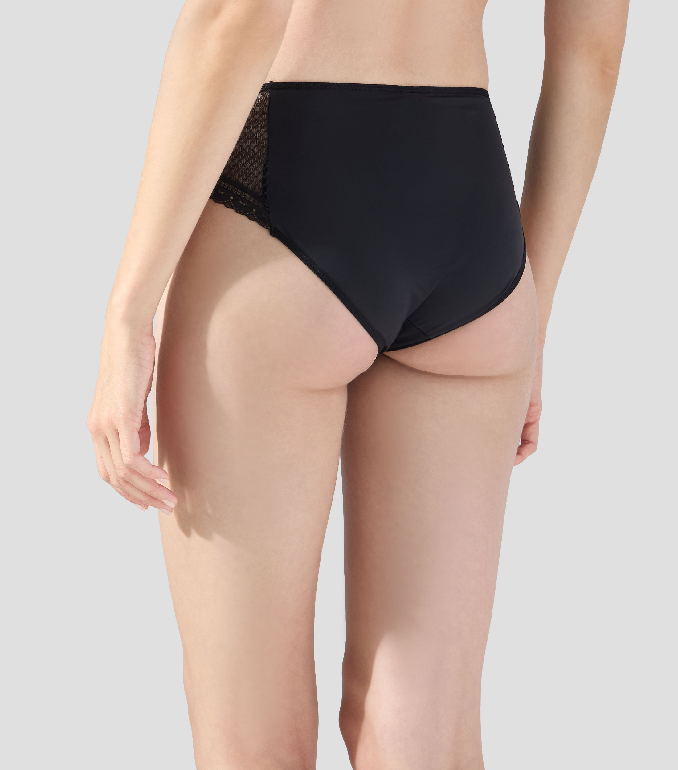 Bikini tipo hípster liso Mujer