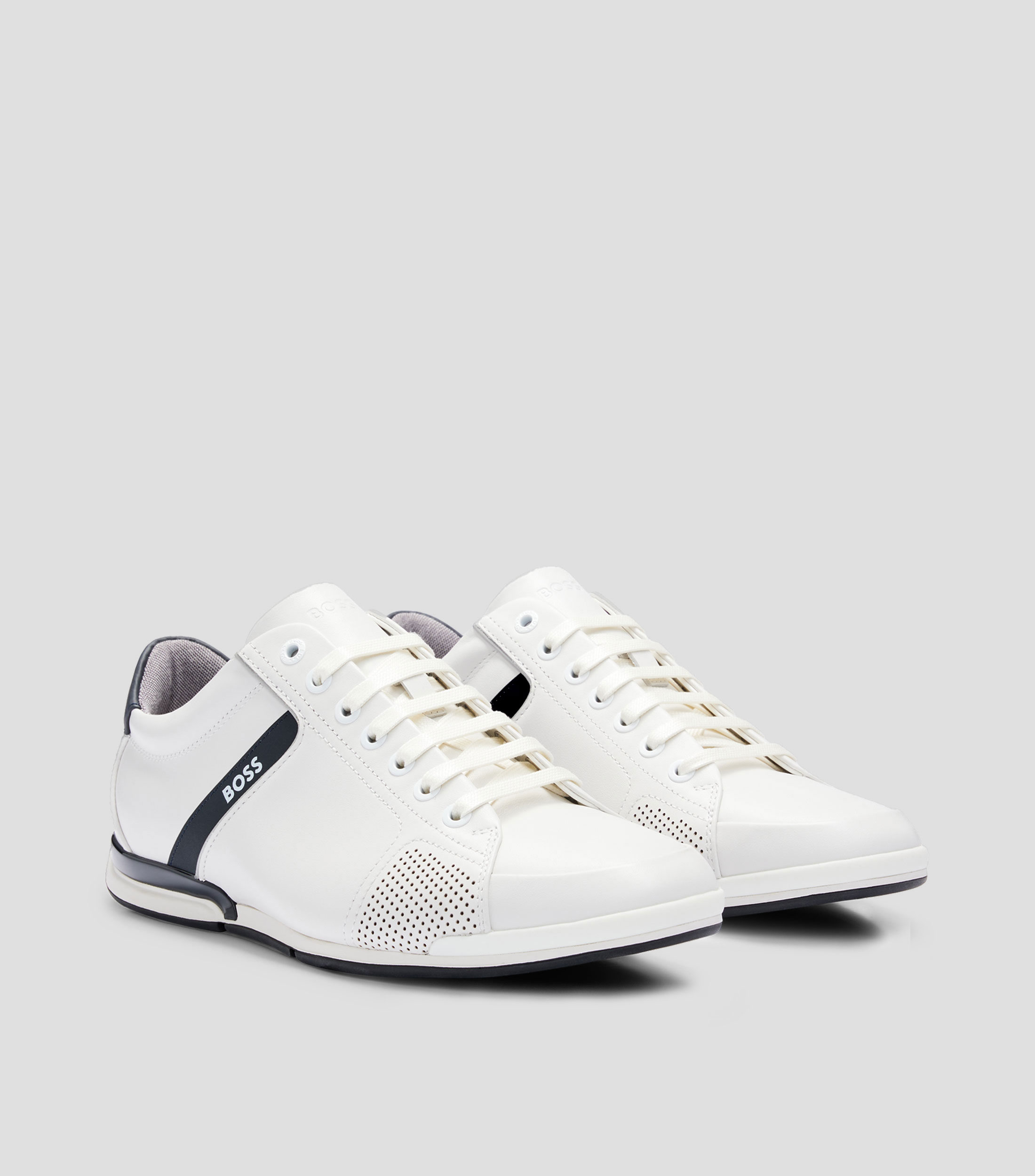 Tenis de cuero con forro que controla los olores Hombre