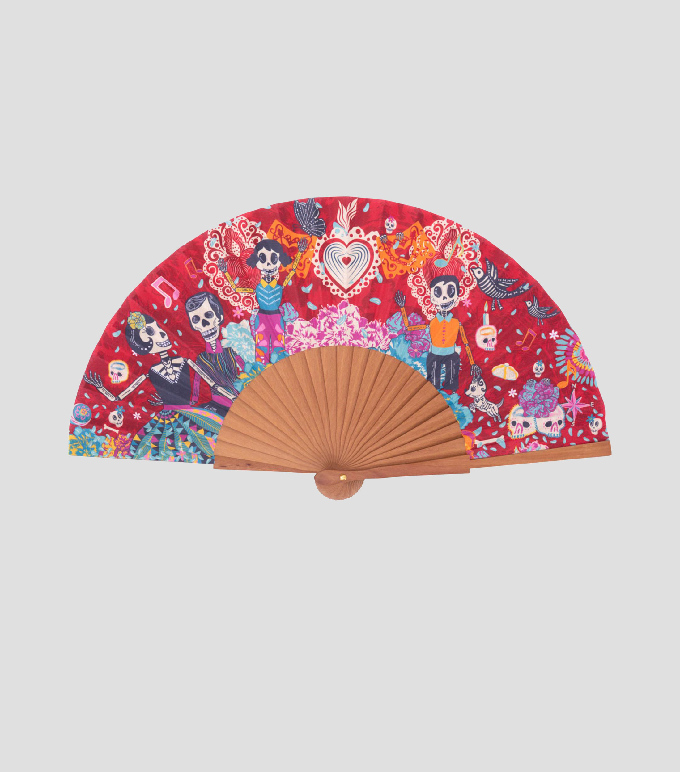 Abanico estampado Catrines Mujer