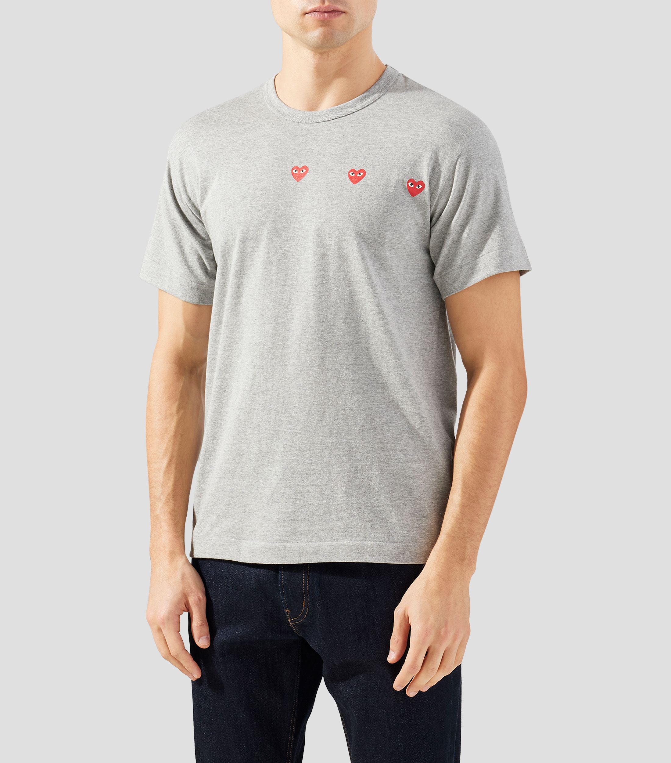 Playera cuello redondo manga corta estampada Hombre