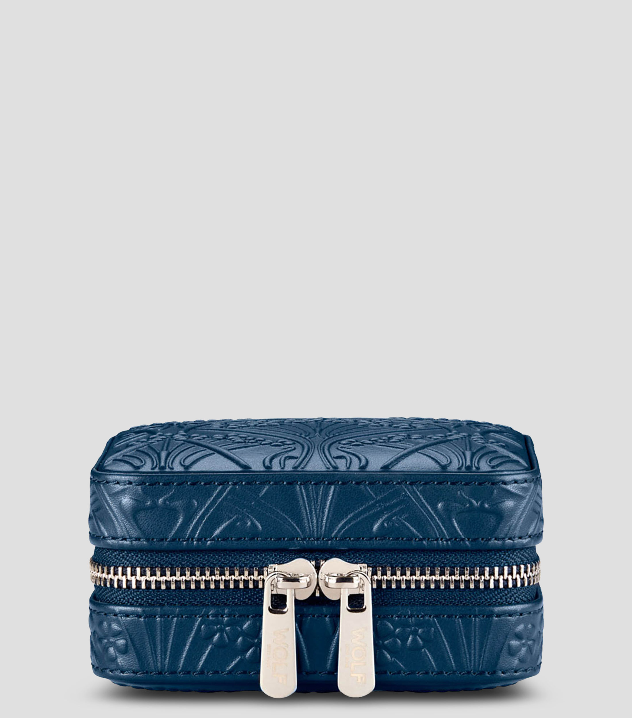 Estuche con cierre para Joyas Mediano All Over WOLF X LIBERTY Azul Marino