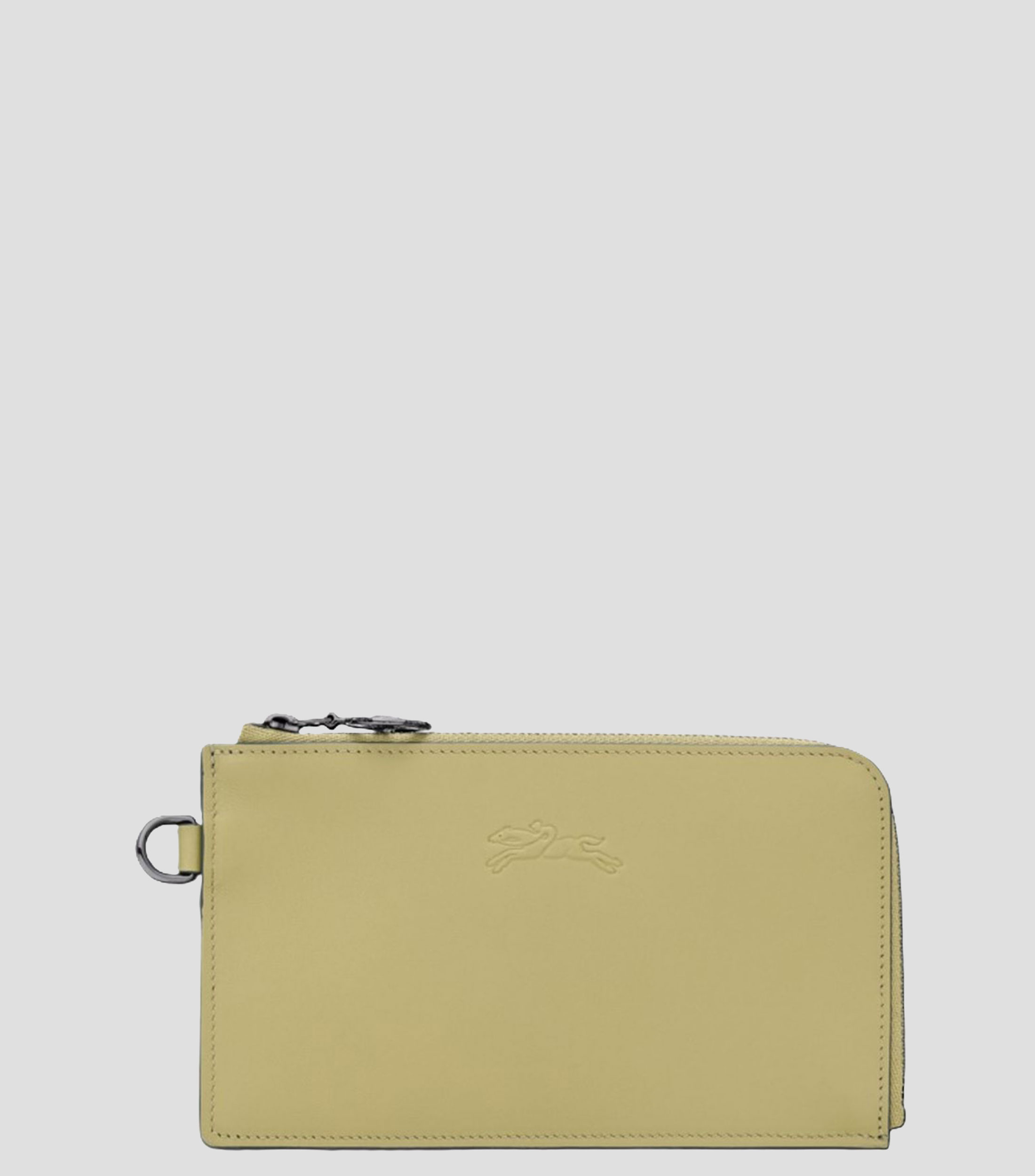 Bolsa Pouch Verde en piel lisa Mujer