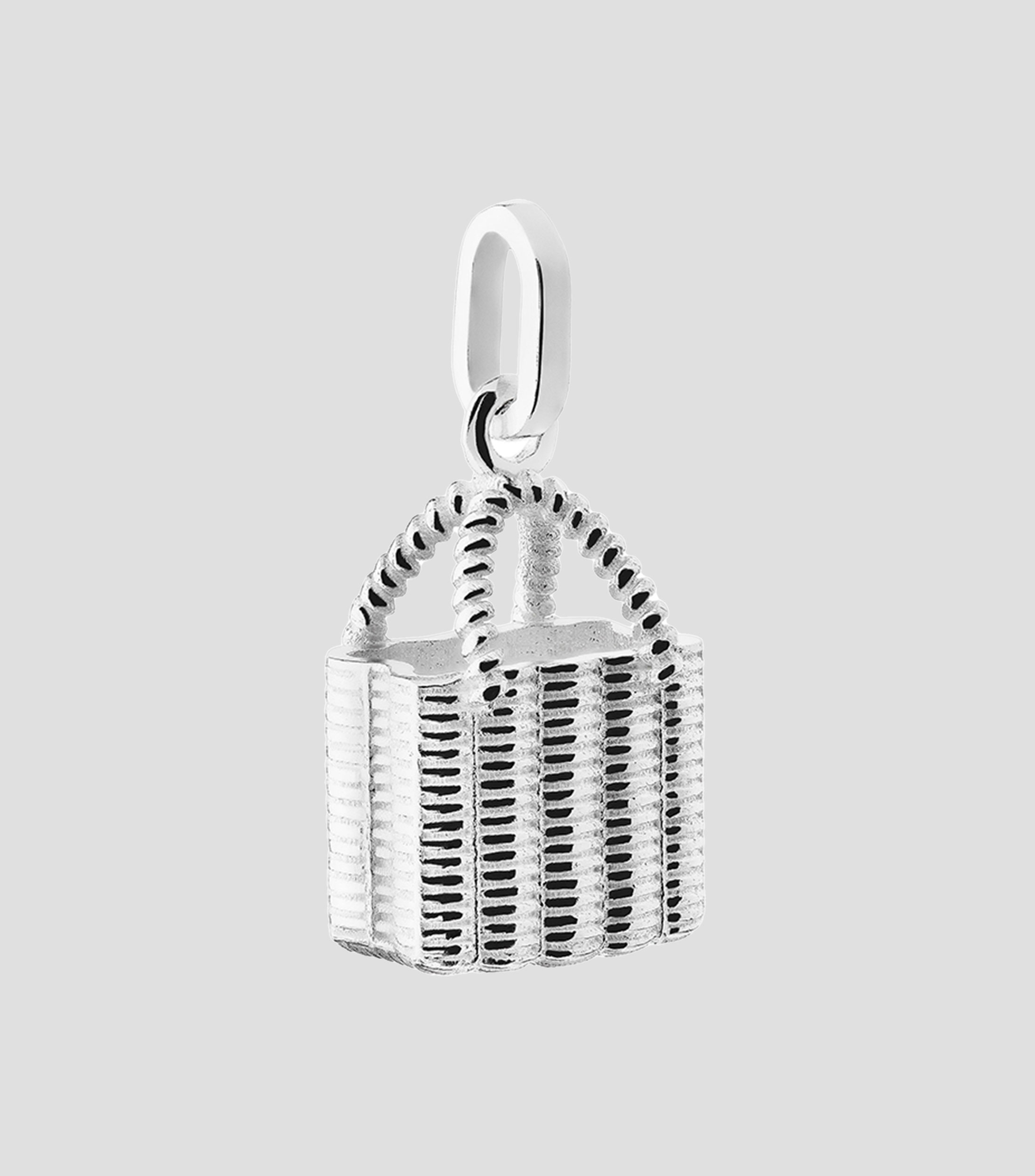 Charm en Plata Bolsa de Mercado Unisex