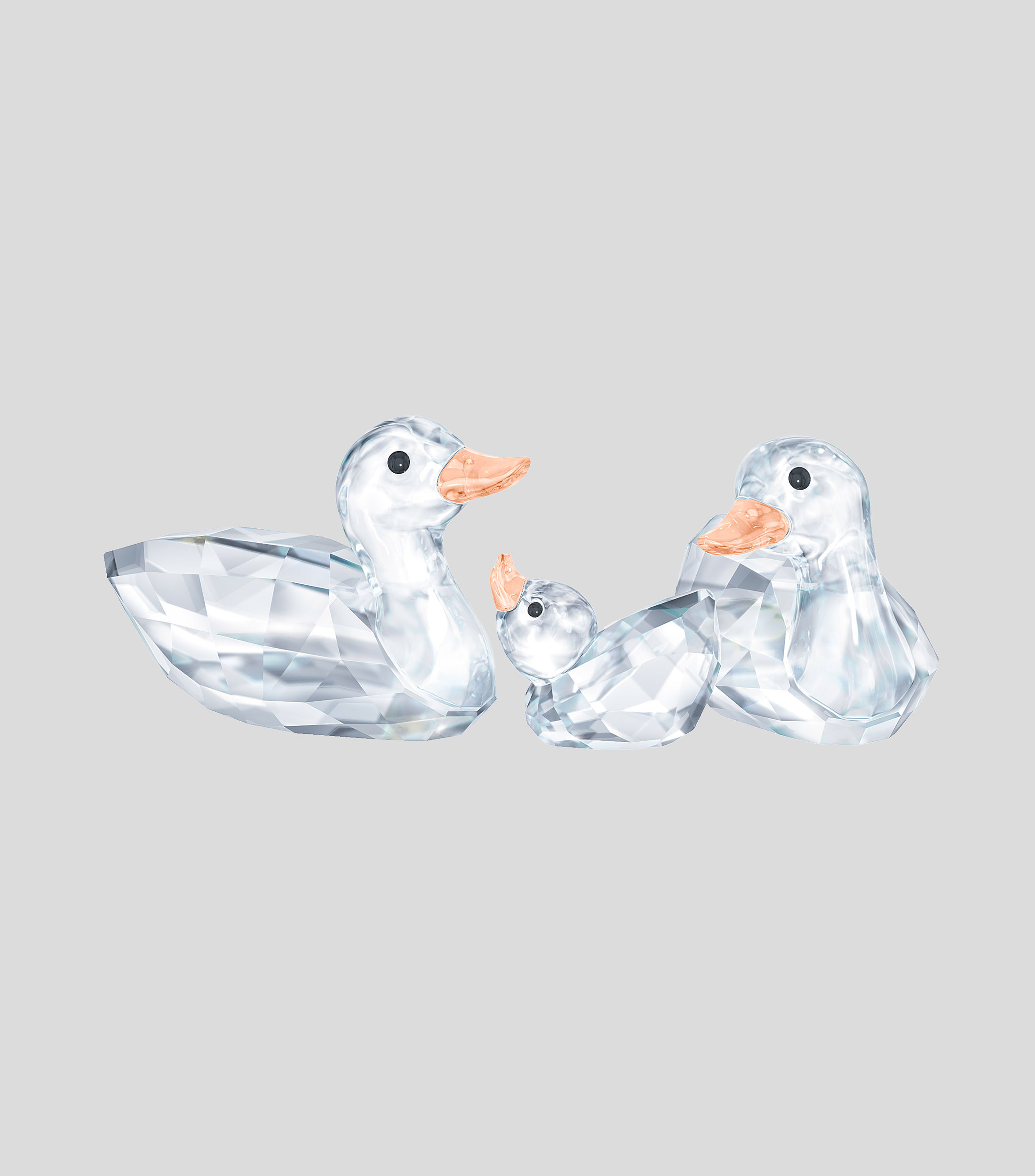 Set 3 figuras The Peaceful Countryside en cristal