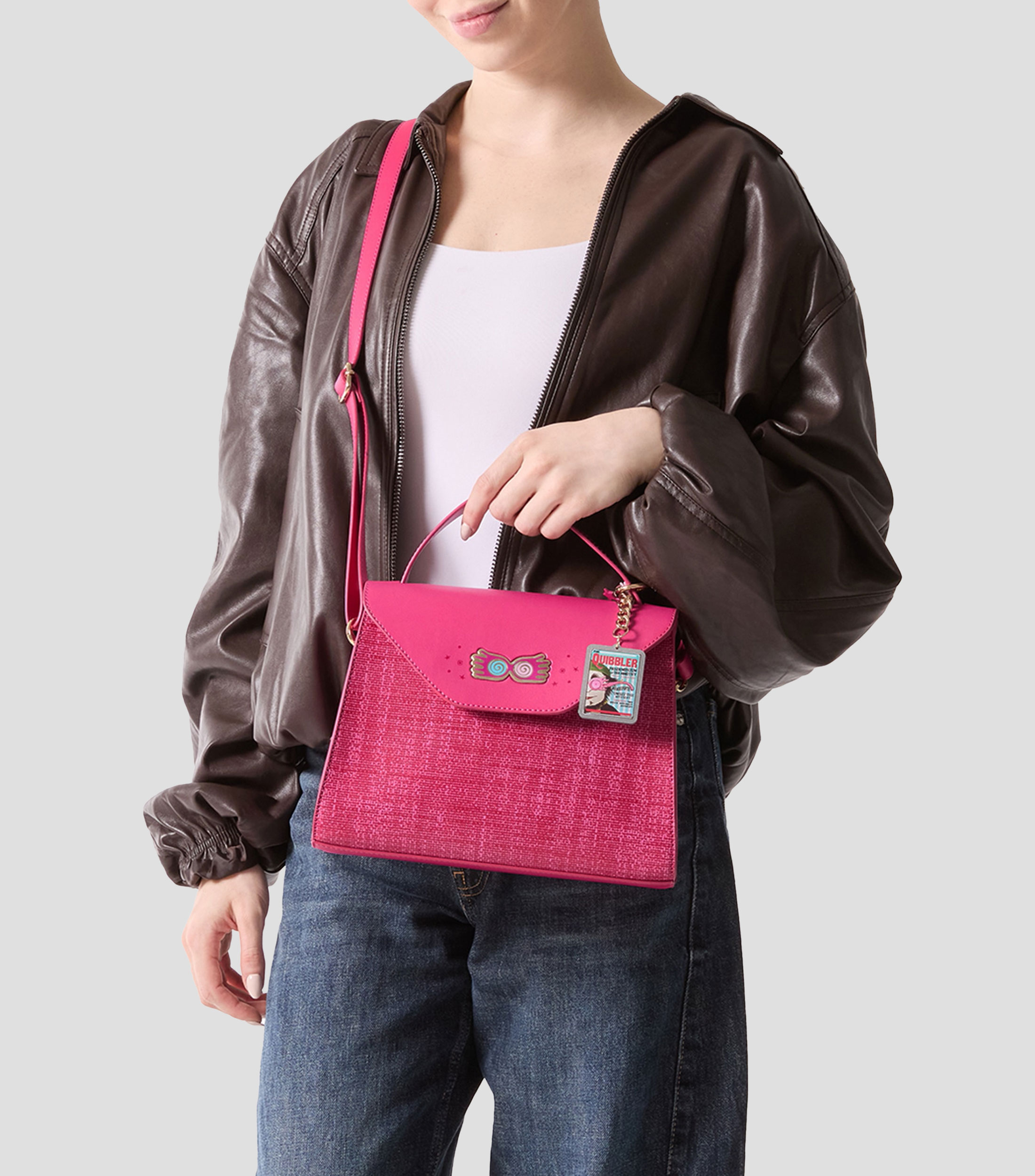 Bolsa satchel estampada Niña