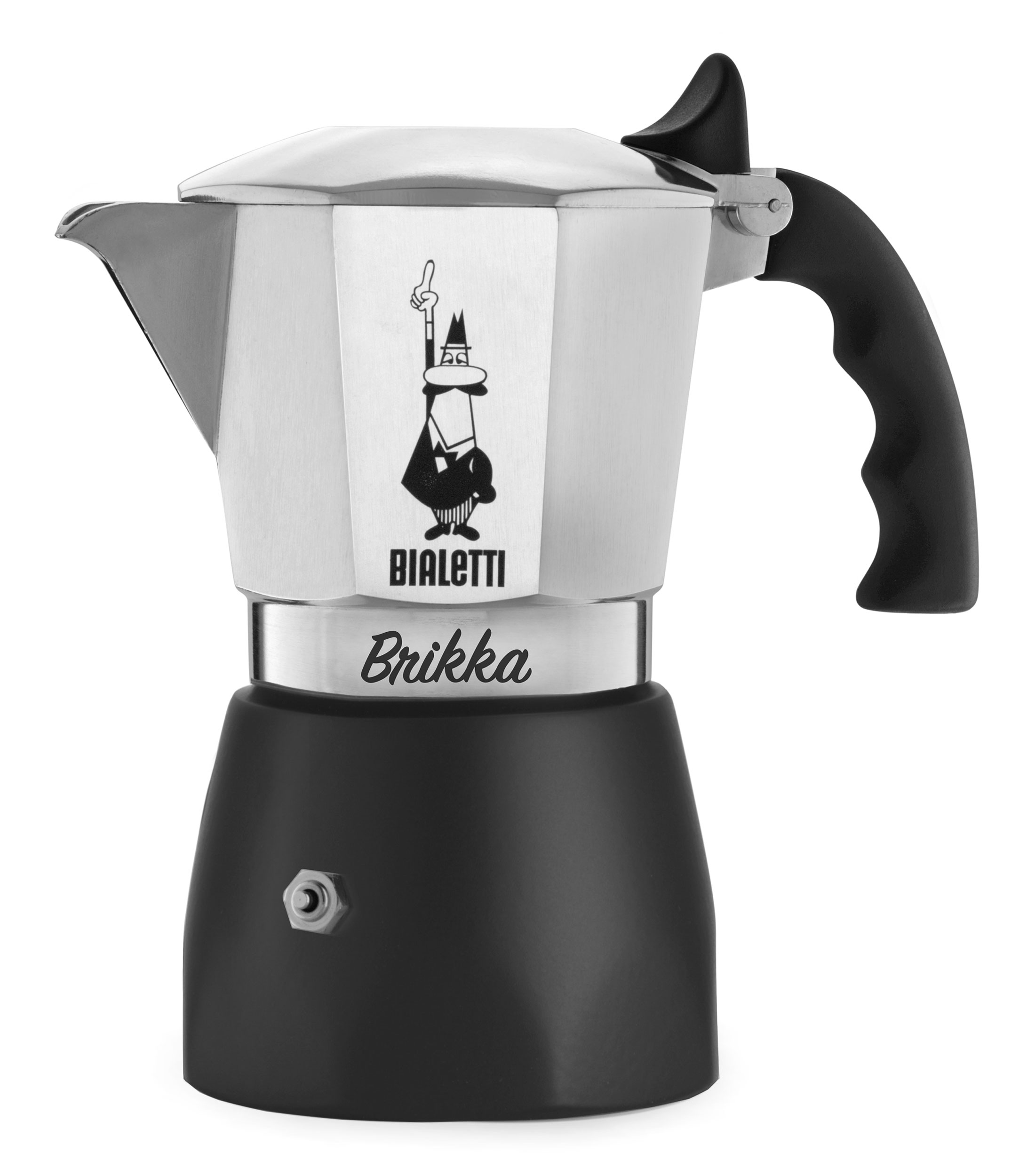 Cafetera italiana Brikka Plata