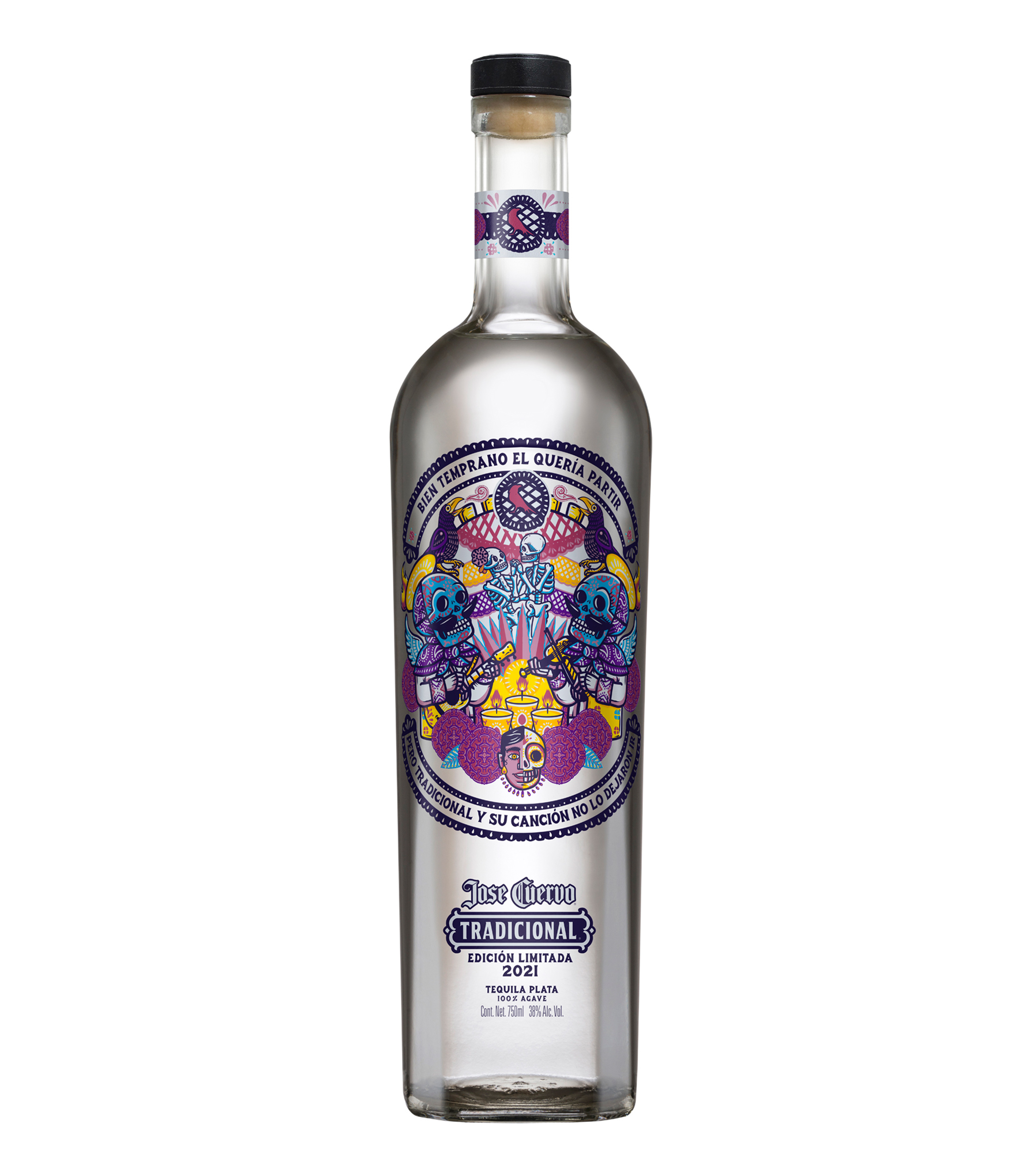 José Cuervo Tequila José Cuervo Tradicional Plata Calavera 2021, 750 ml El Palacio de Hierro