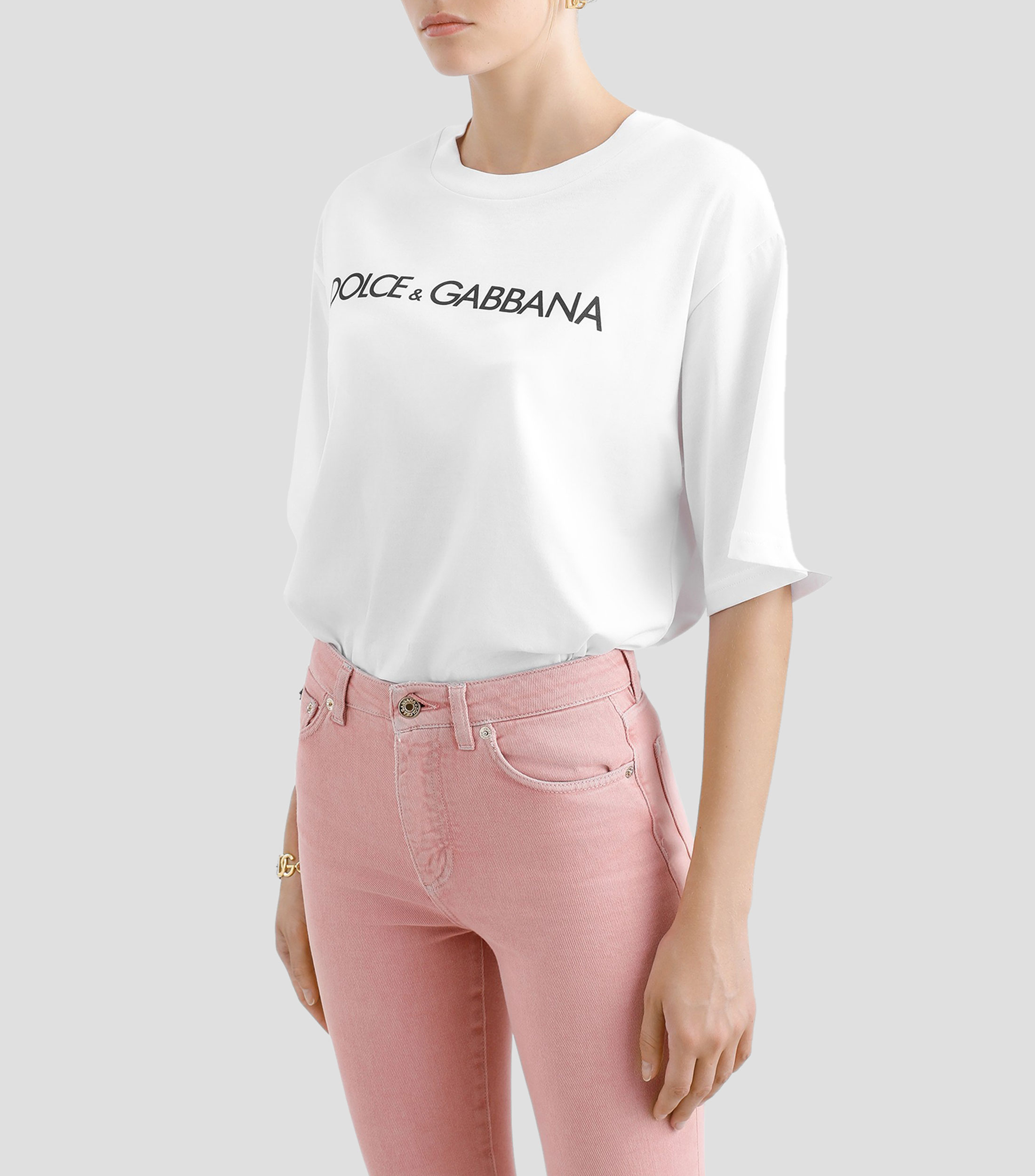 Playera estampada de manga corta Mujer