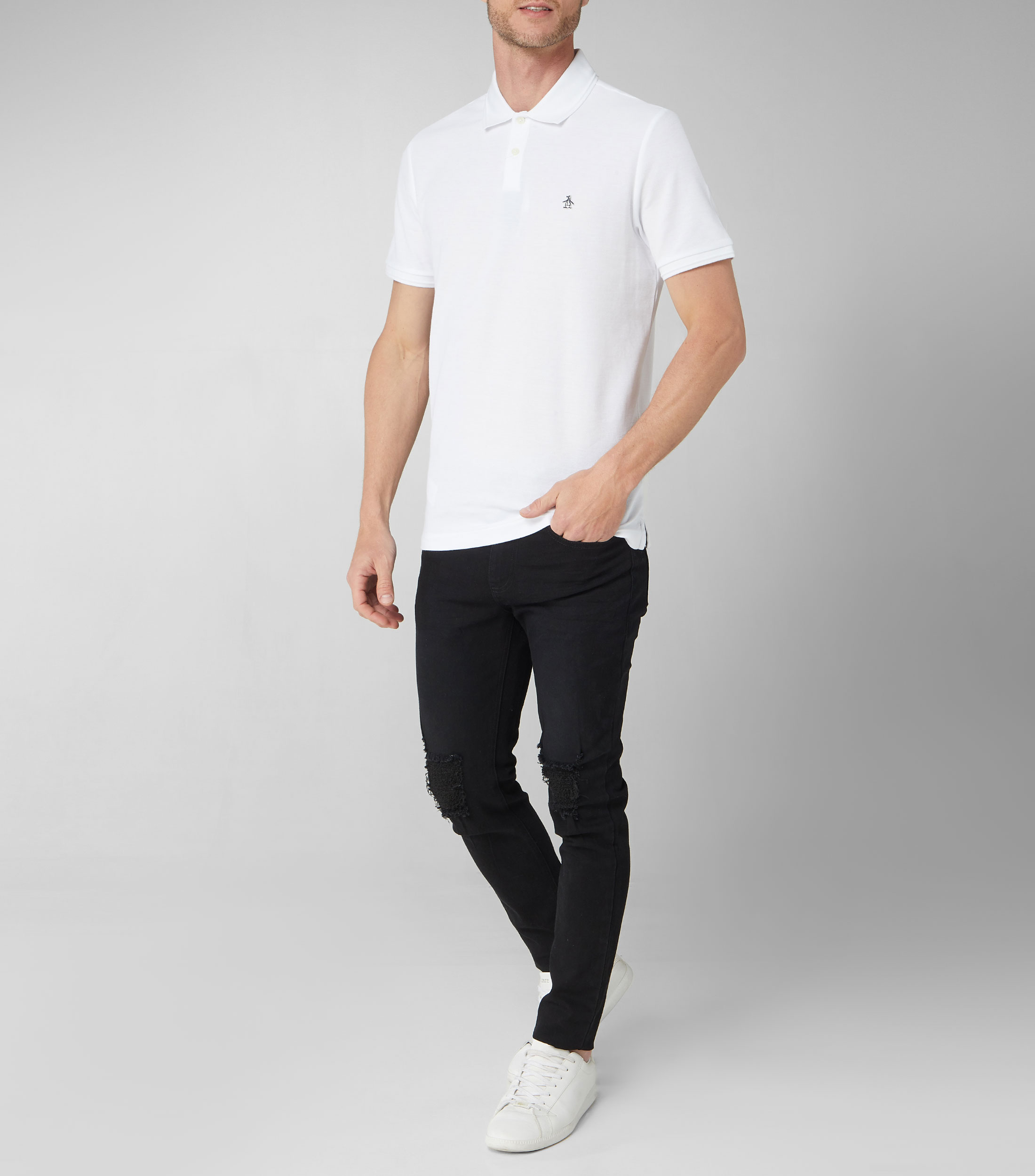 Playera Tipo Polo manga corta Hombre