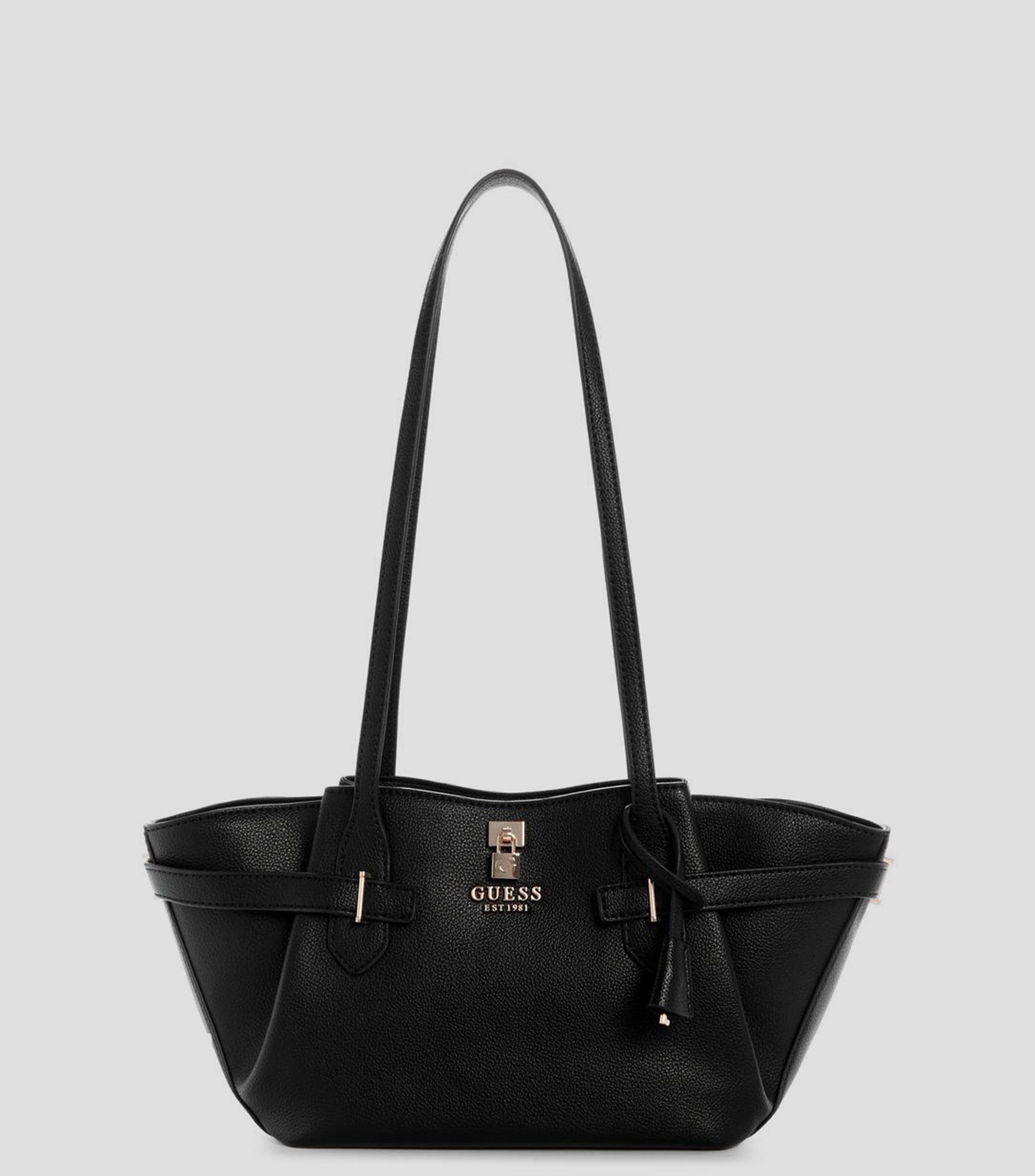 Bolsa satchel negra Yesba lisa Mujer