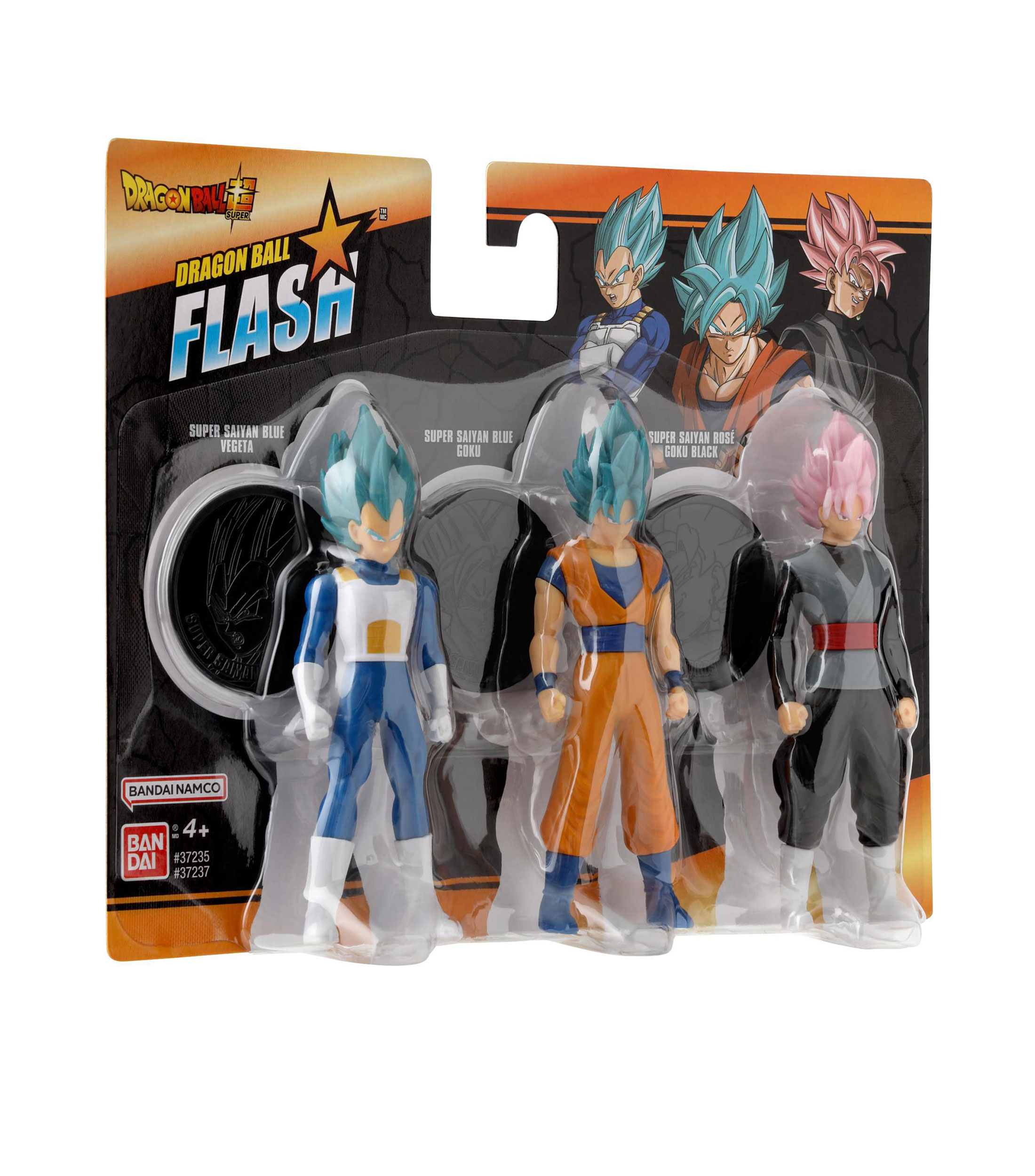 Set de 3 Figuras de acción Dragon Ball Flash