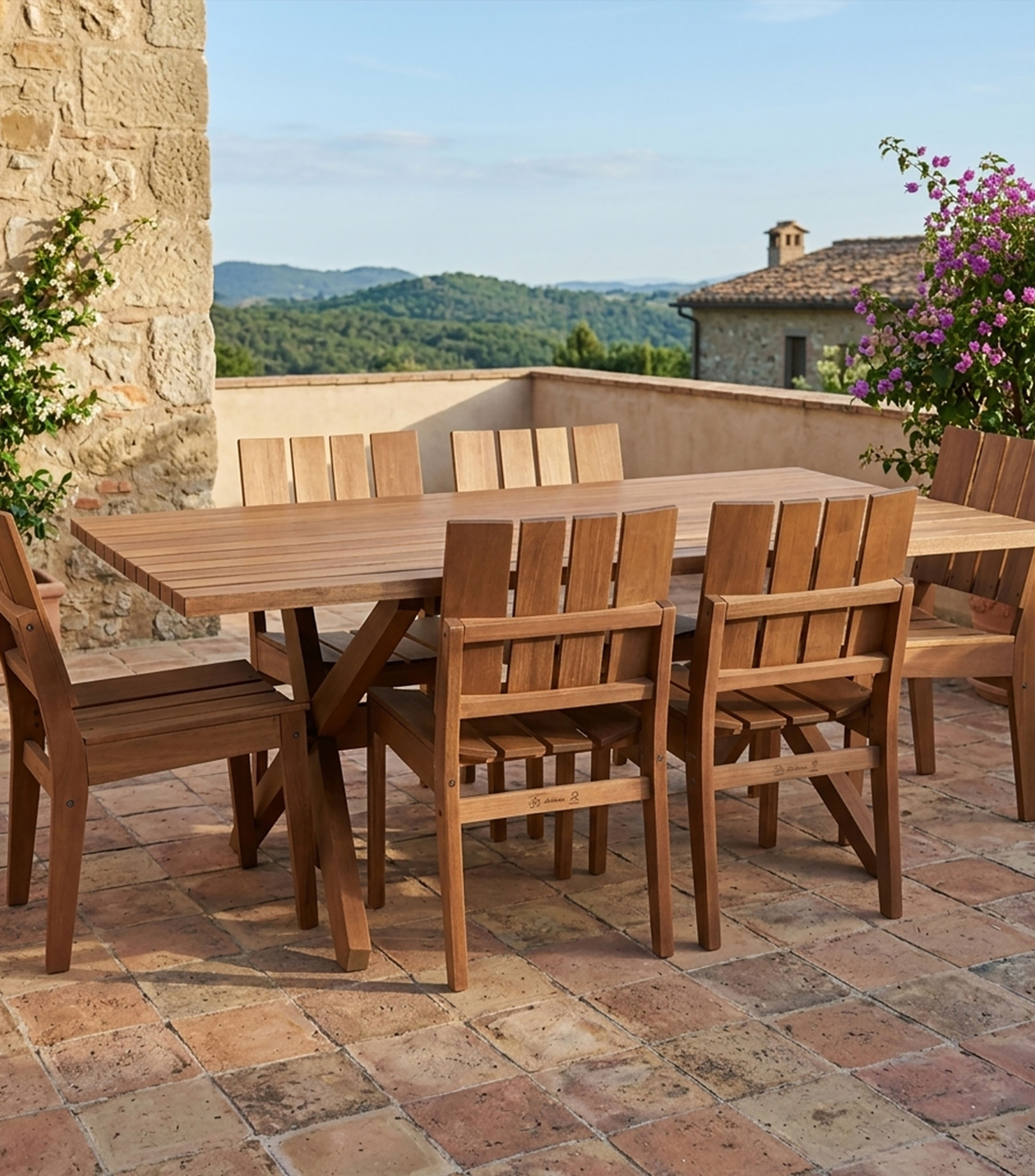Silla para exterior Timbo en madera