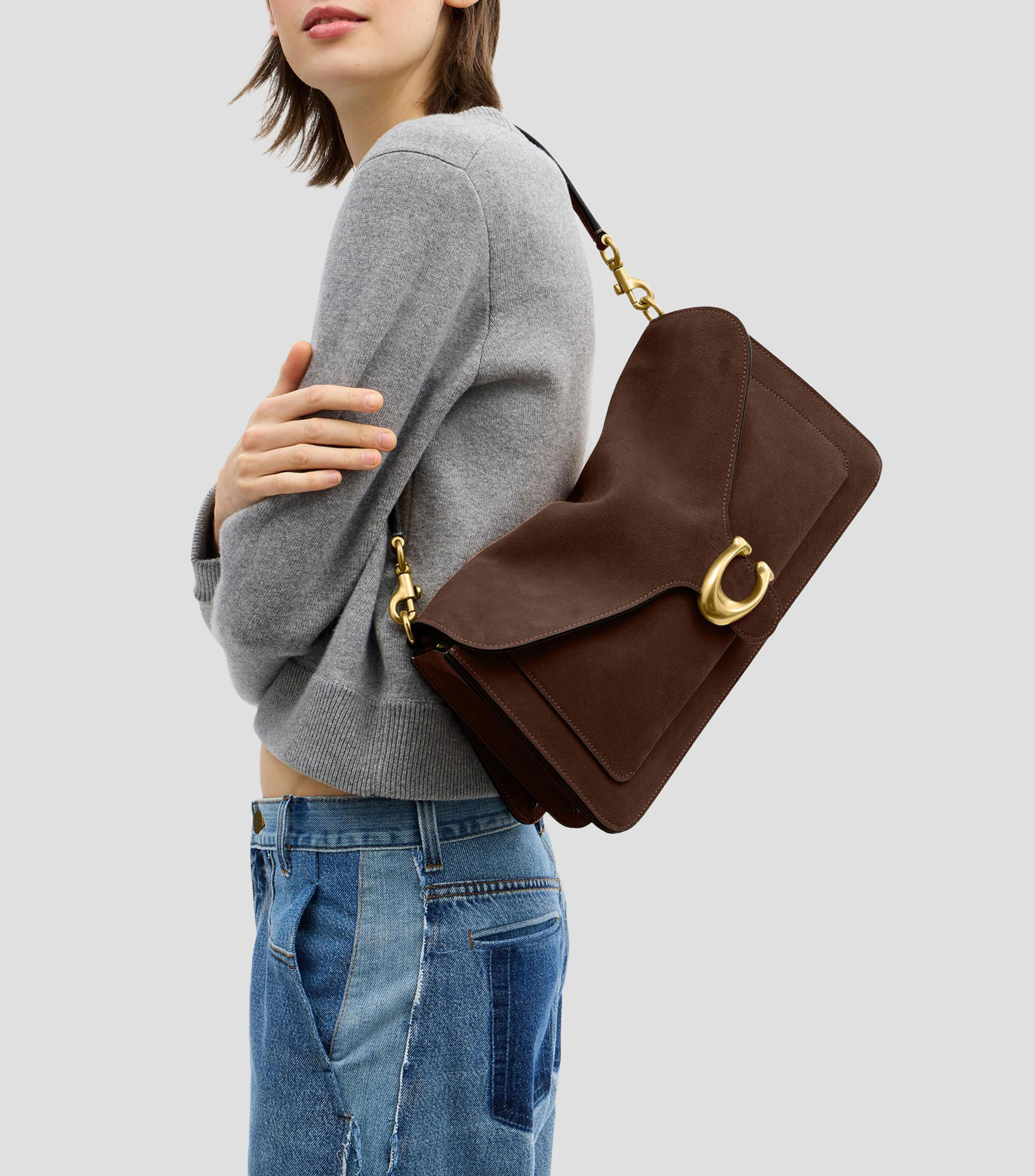Bolsa shoulder Tabby Bag 36 diseño liso Mujer
