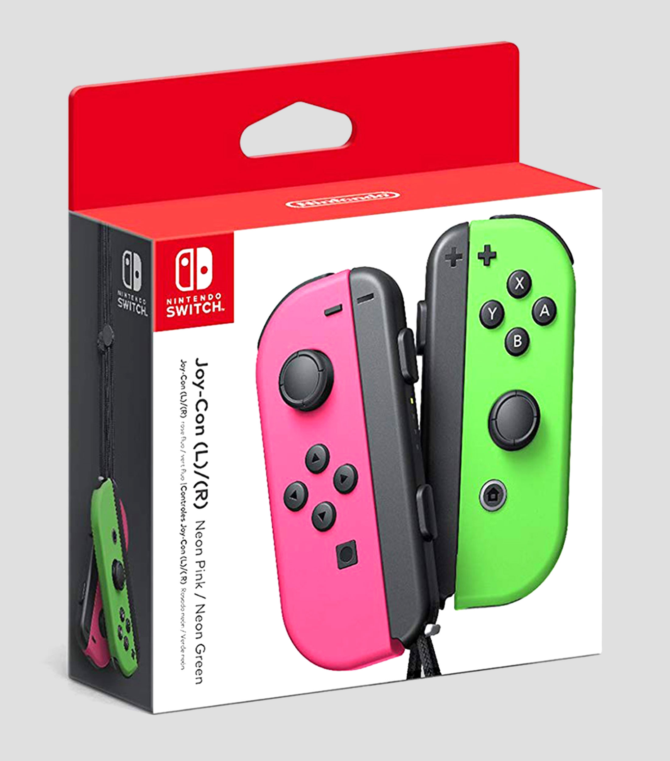 Control Inalambrico Nintendo Switch JoyCon, Verde y Rosa