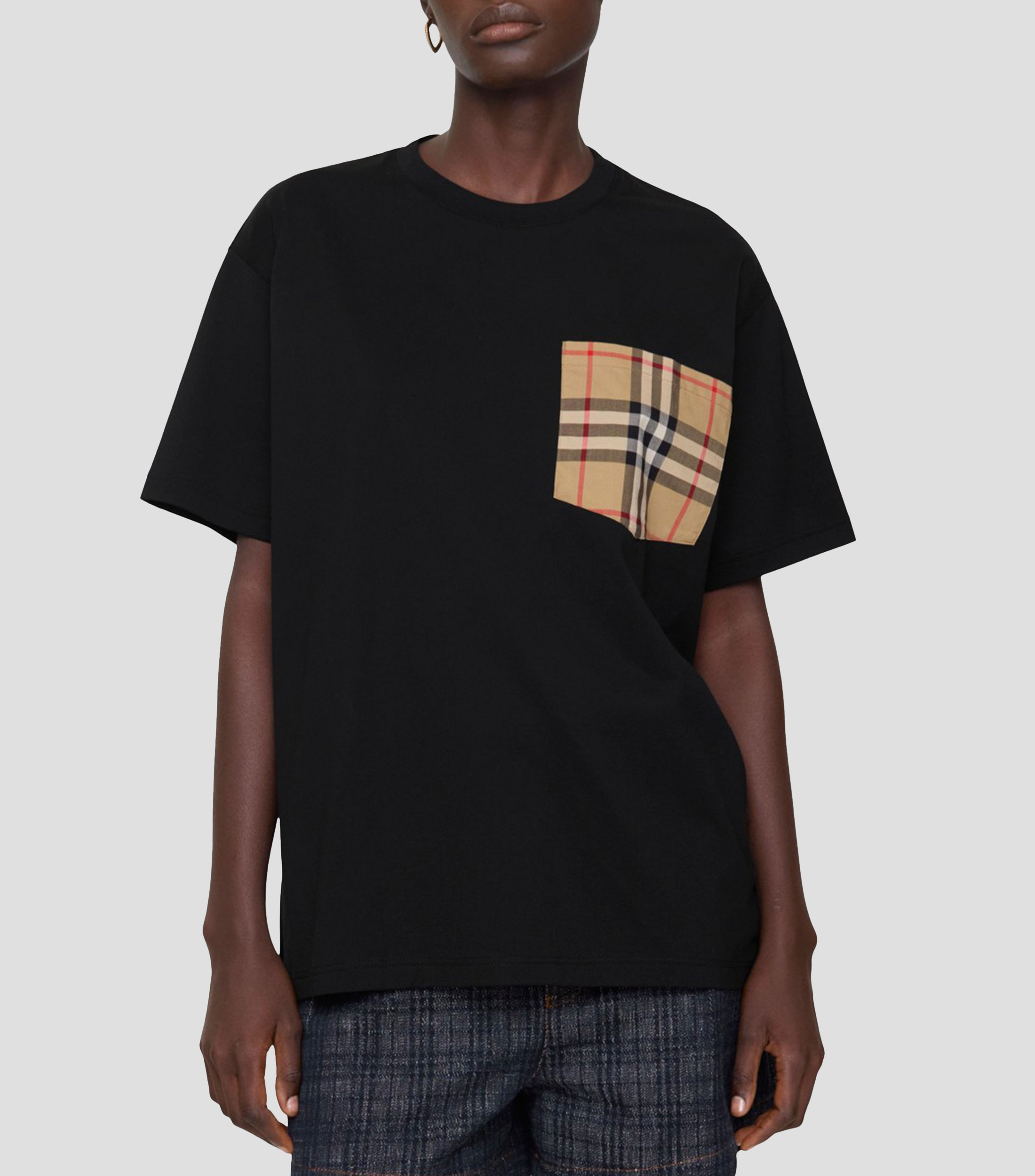 Playera de cuello redondo y manga corta Mujer