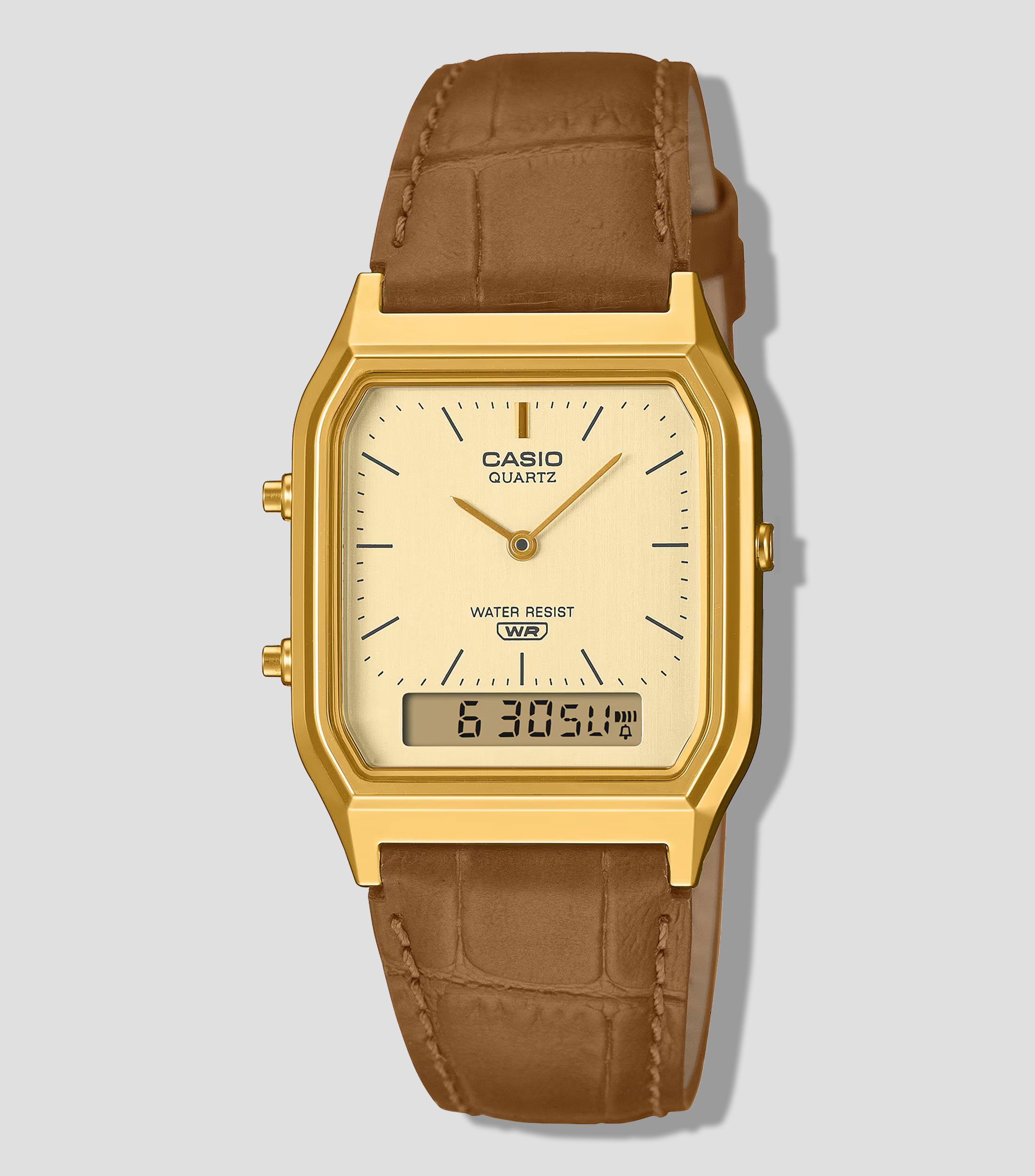 Reloj Unisex Vintage casual Dorado